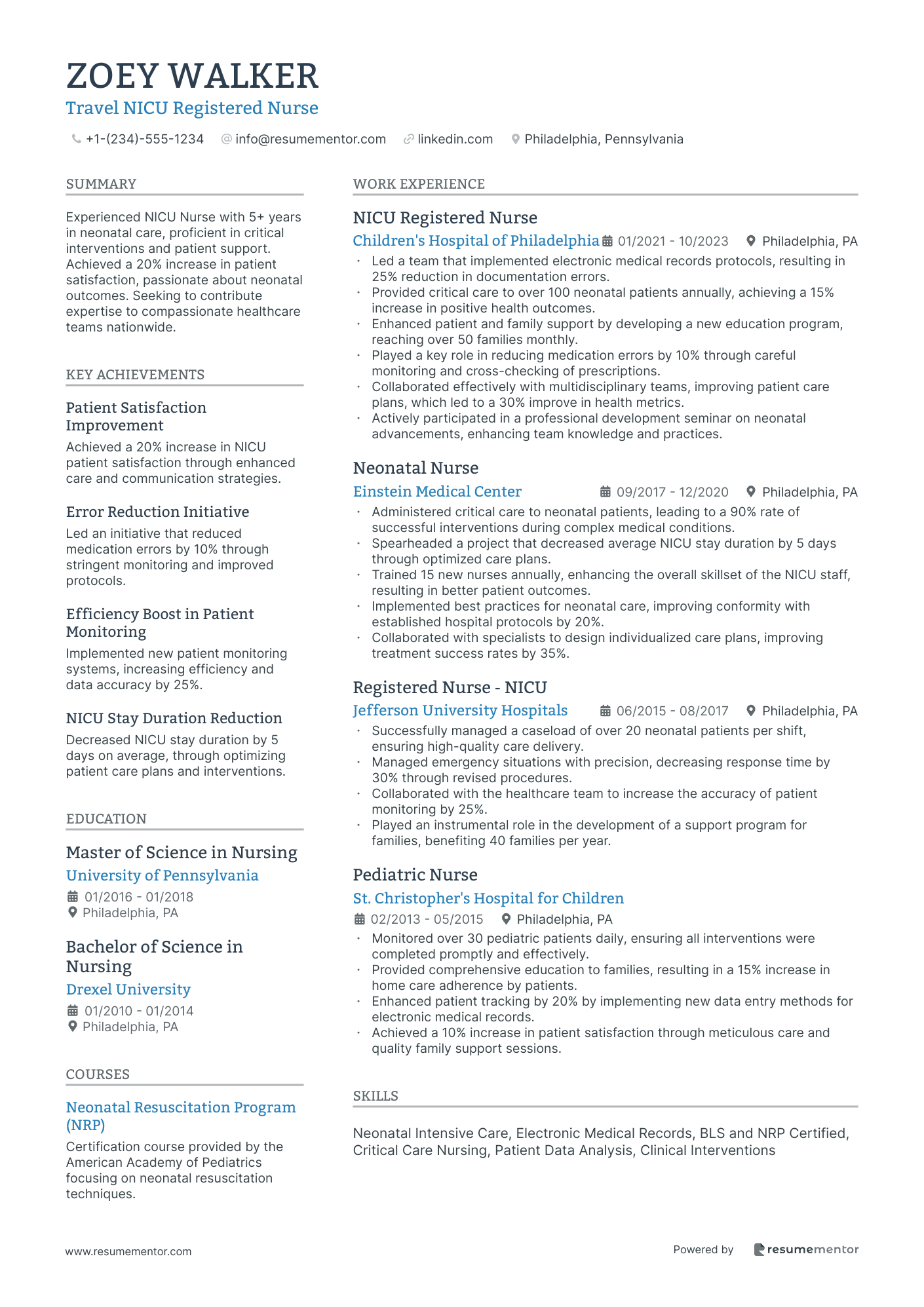 Travel NICU Registered Nurse