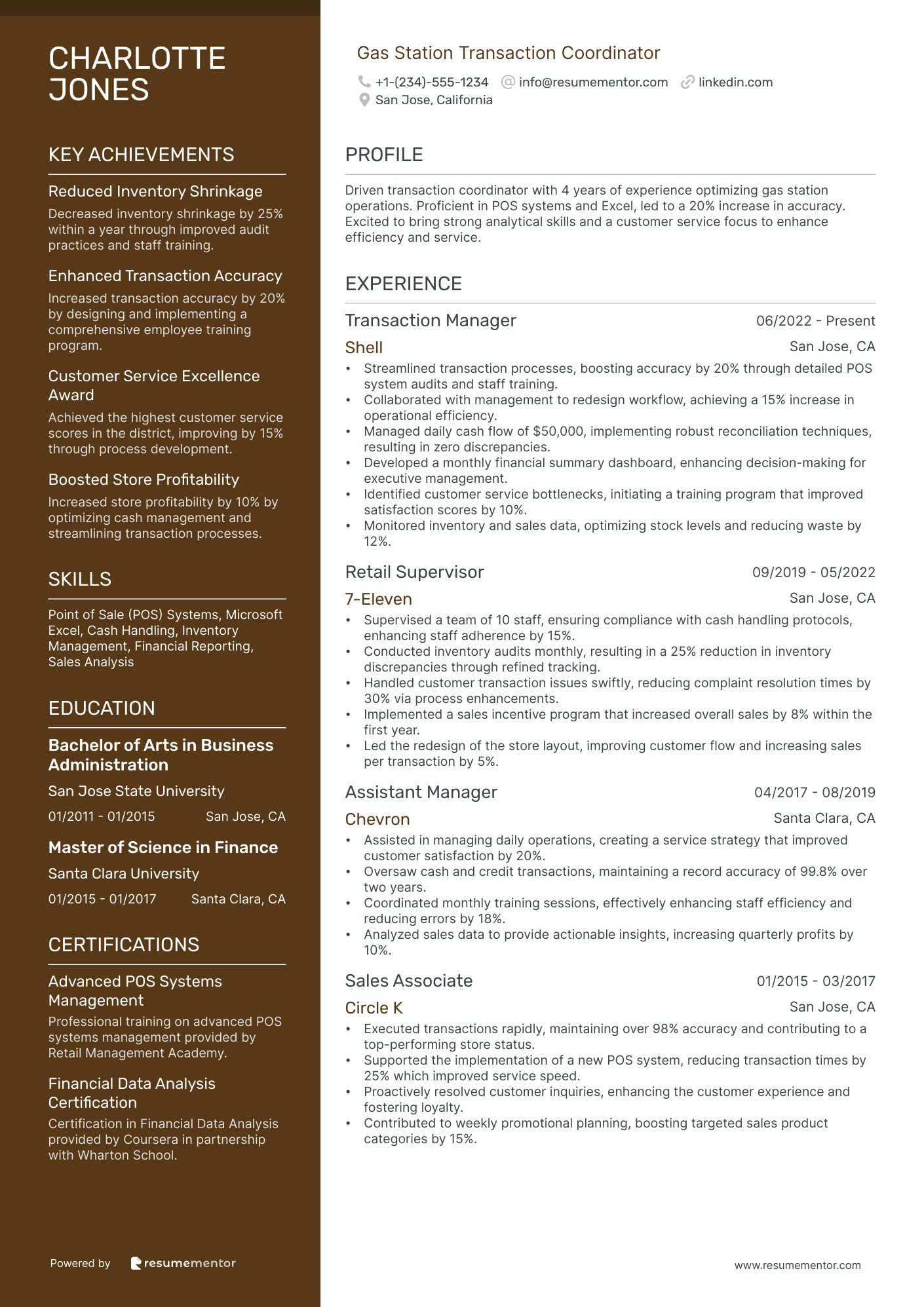 Gas Station Transaction Coordinator