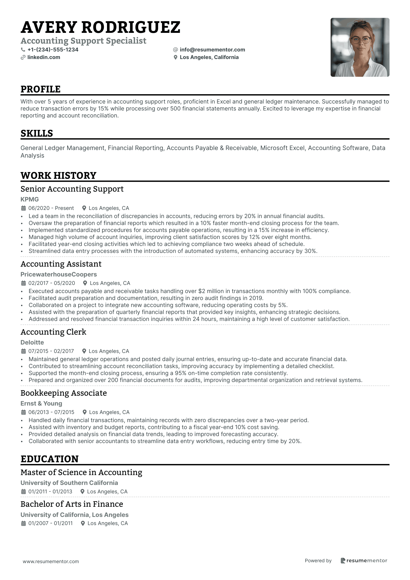 Accounting Support Specialist
