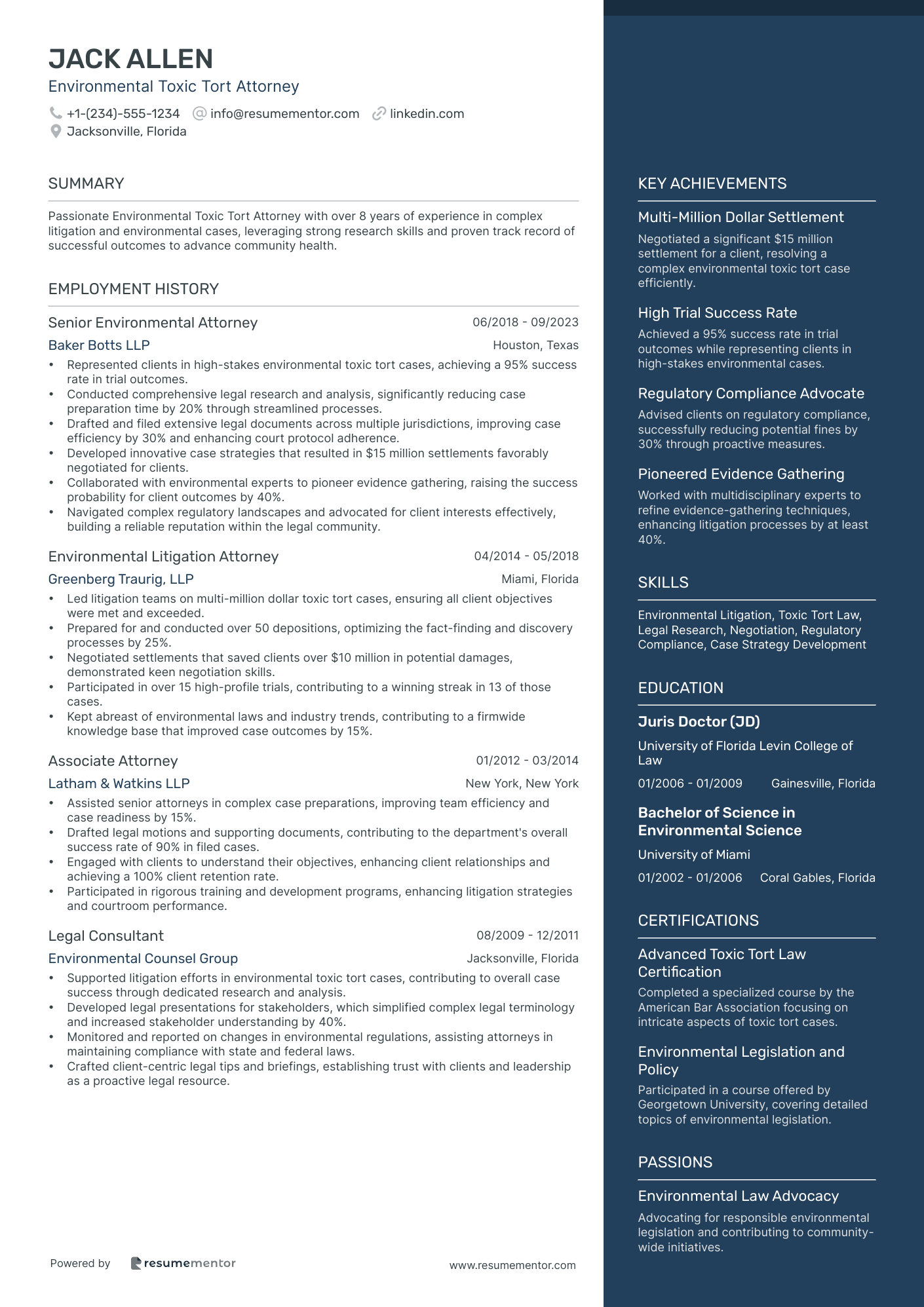 Environmental Toxic Tort Attorney