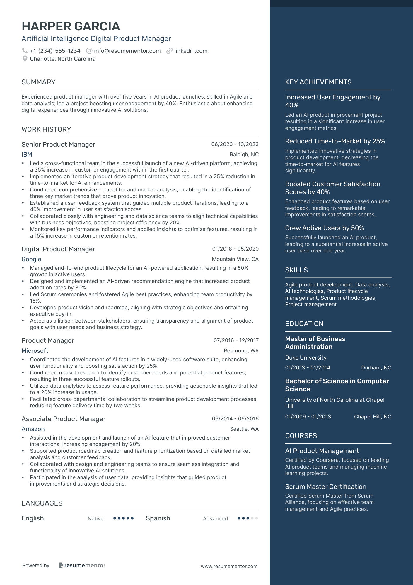Artificial Intelligence Digital Product Manager