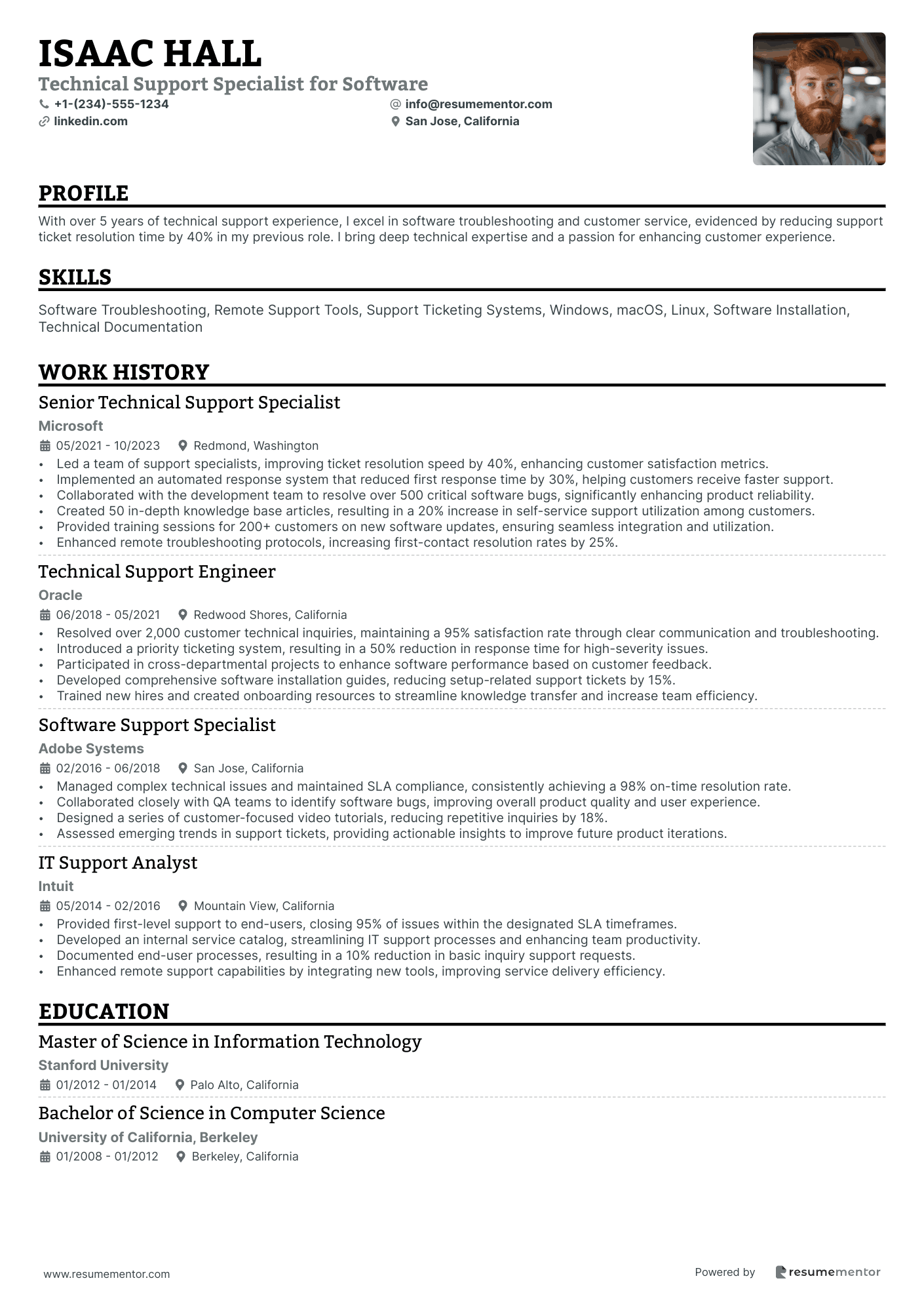 Technical Support Specialist for Software