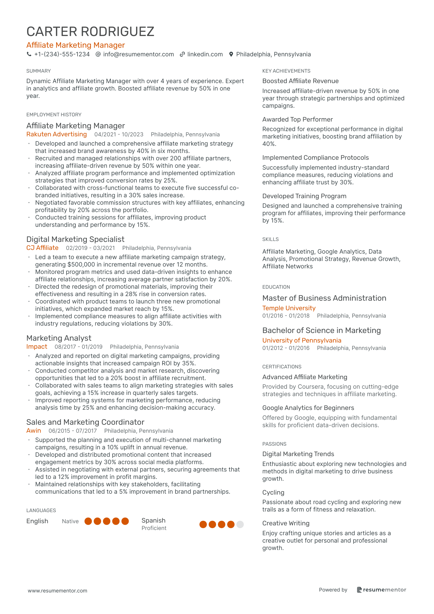 Affiliate Marketing Manager