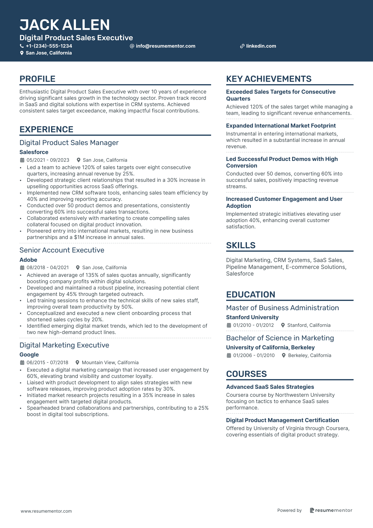 Digital Product Sales Executive
