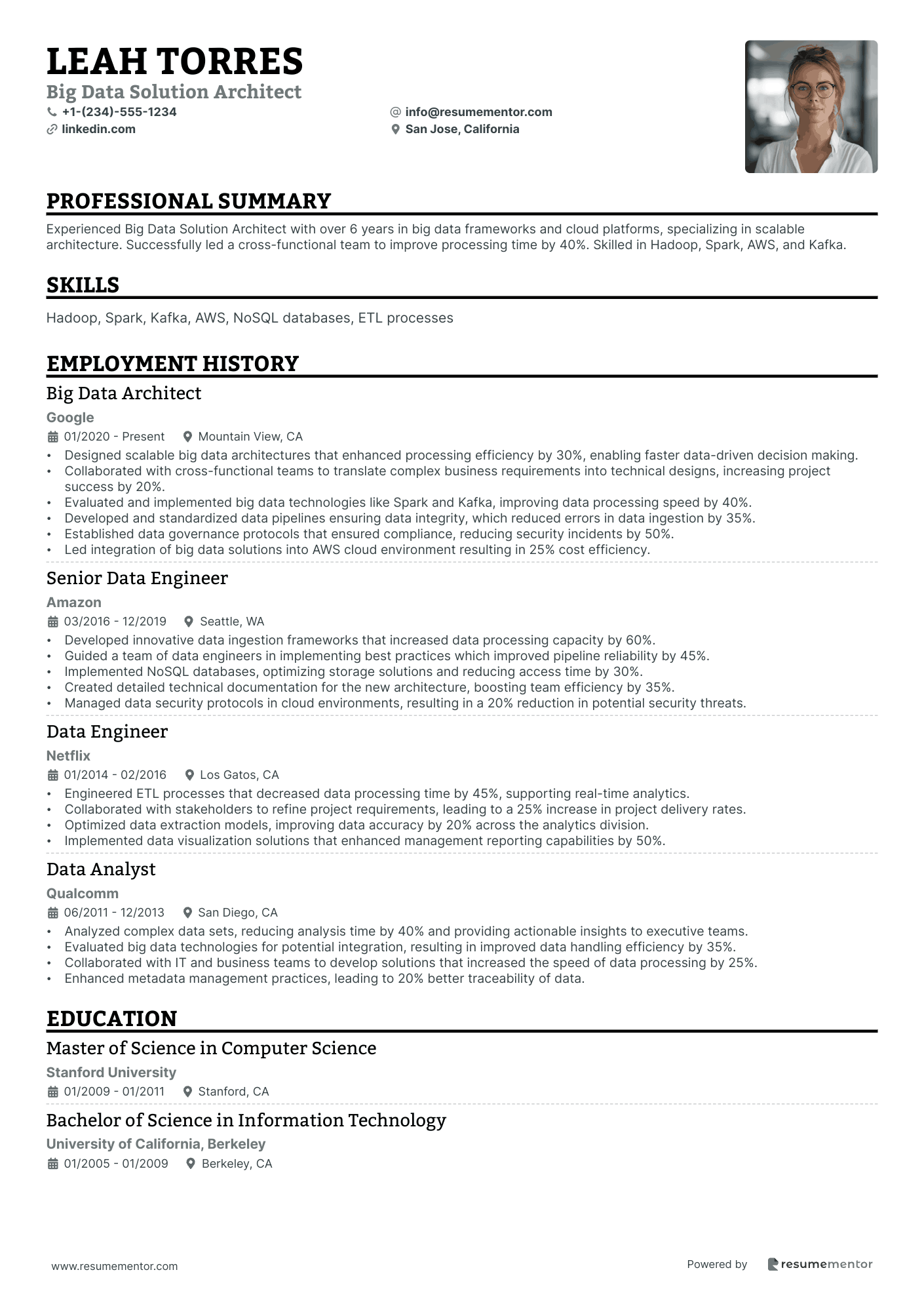 Big Data Solution Architect
