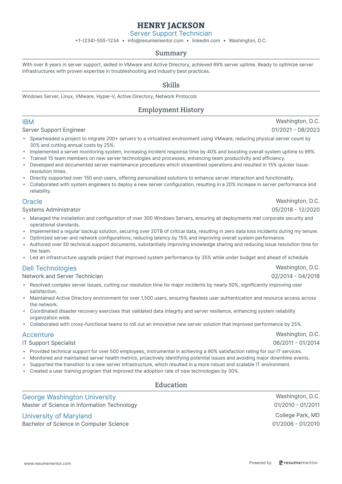 Server Support Technician