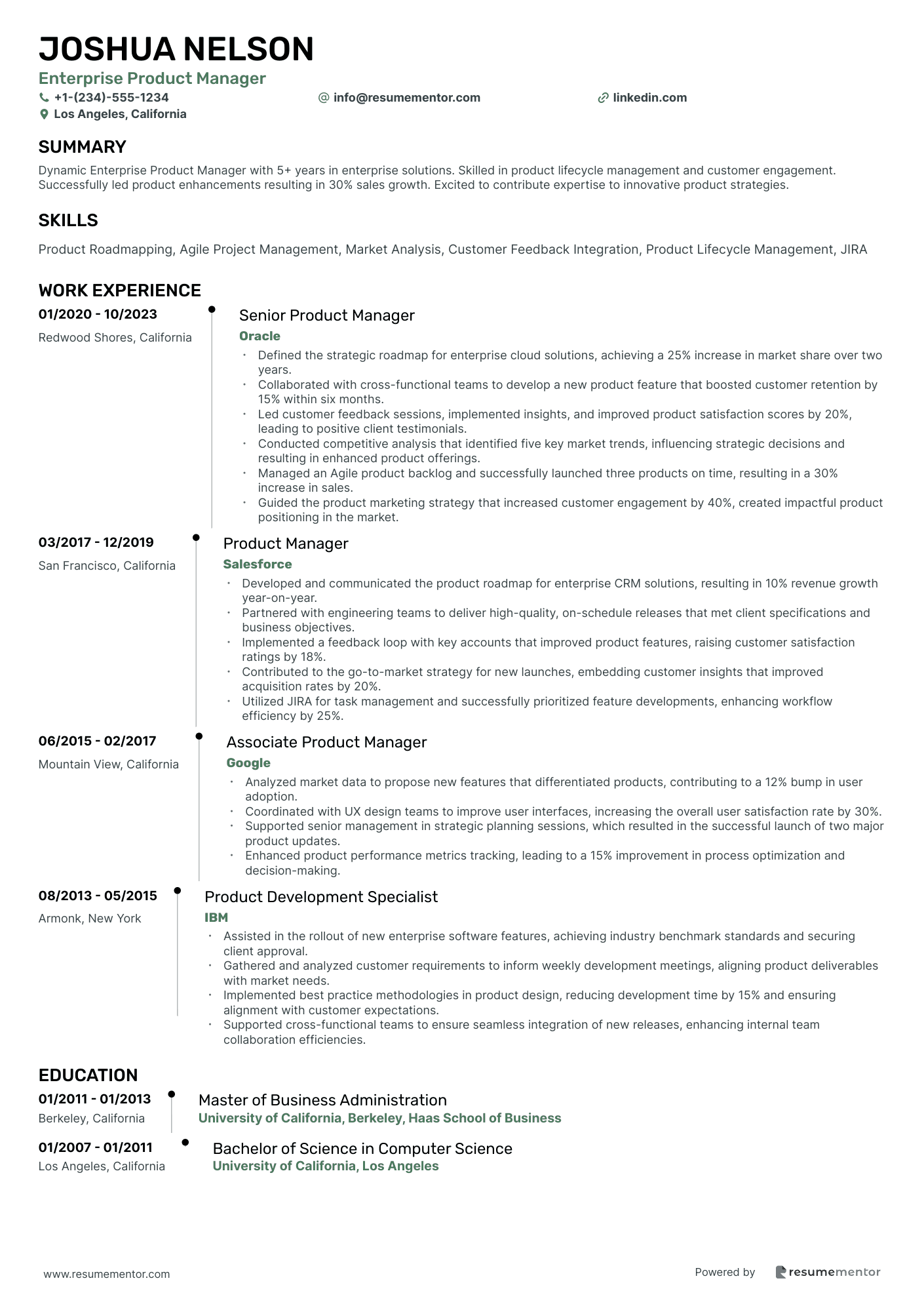 Enterprise Product Manager