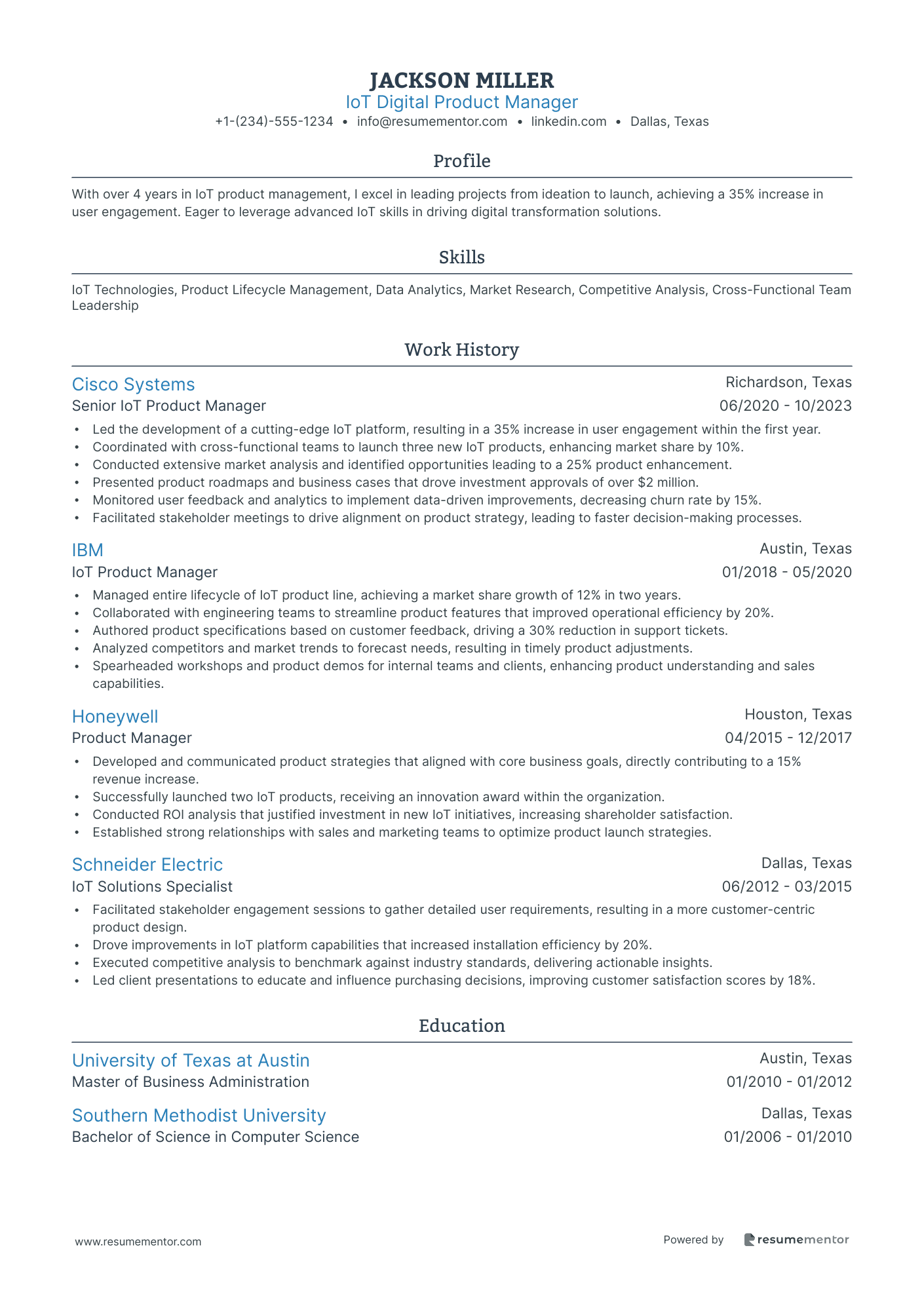 IoT Digital Product Manager