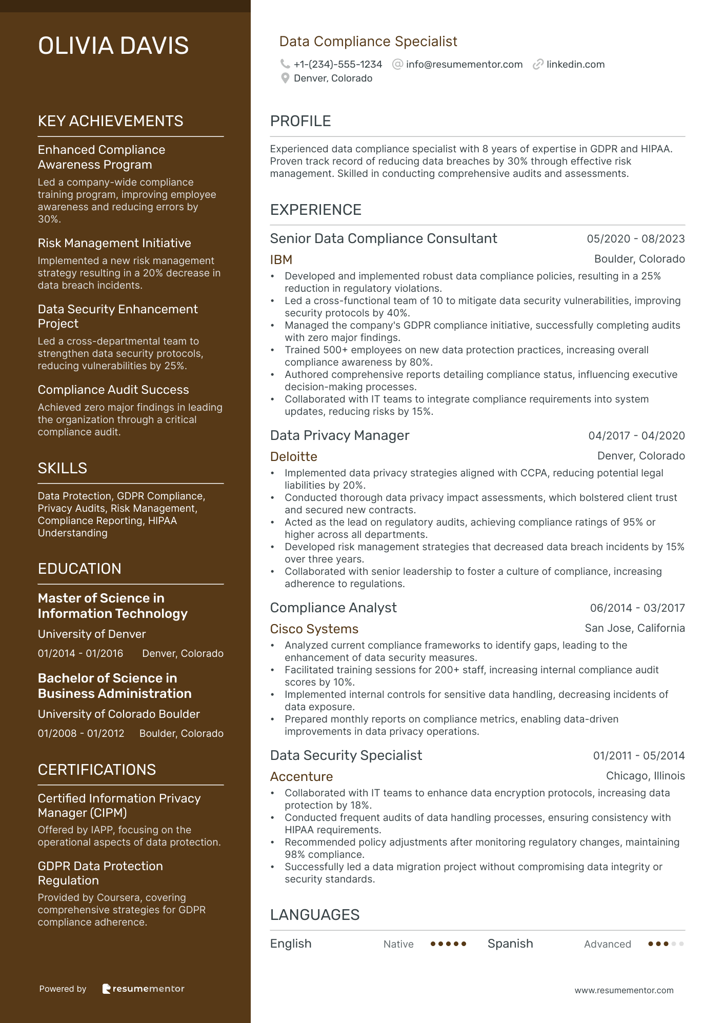 Data Compliance Specialist