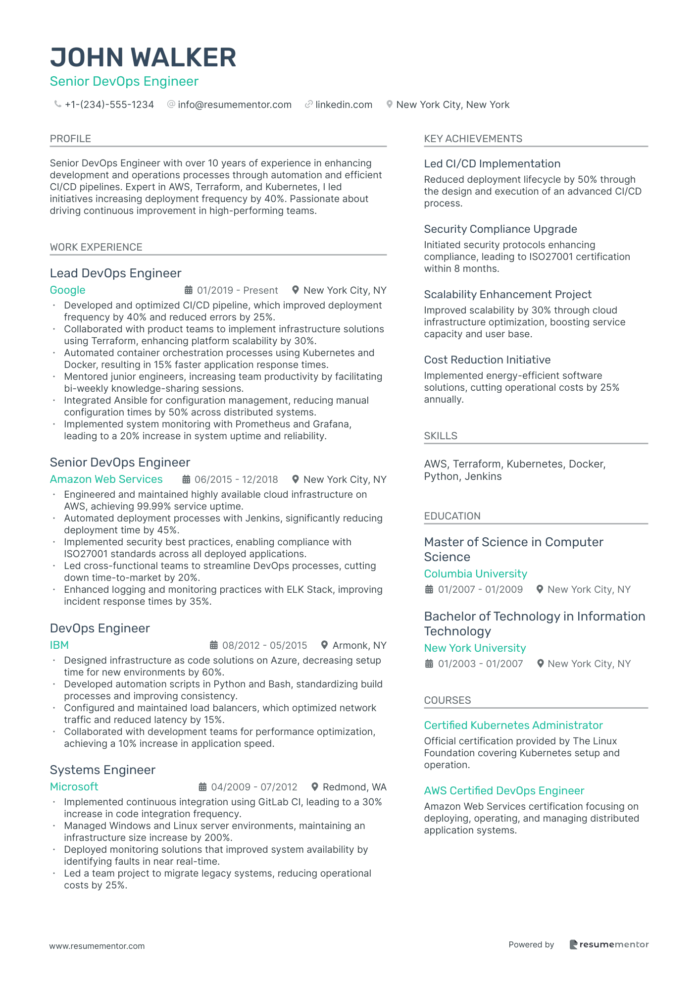Senior DevOps Engineer