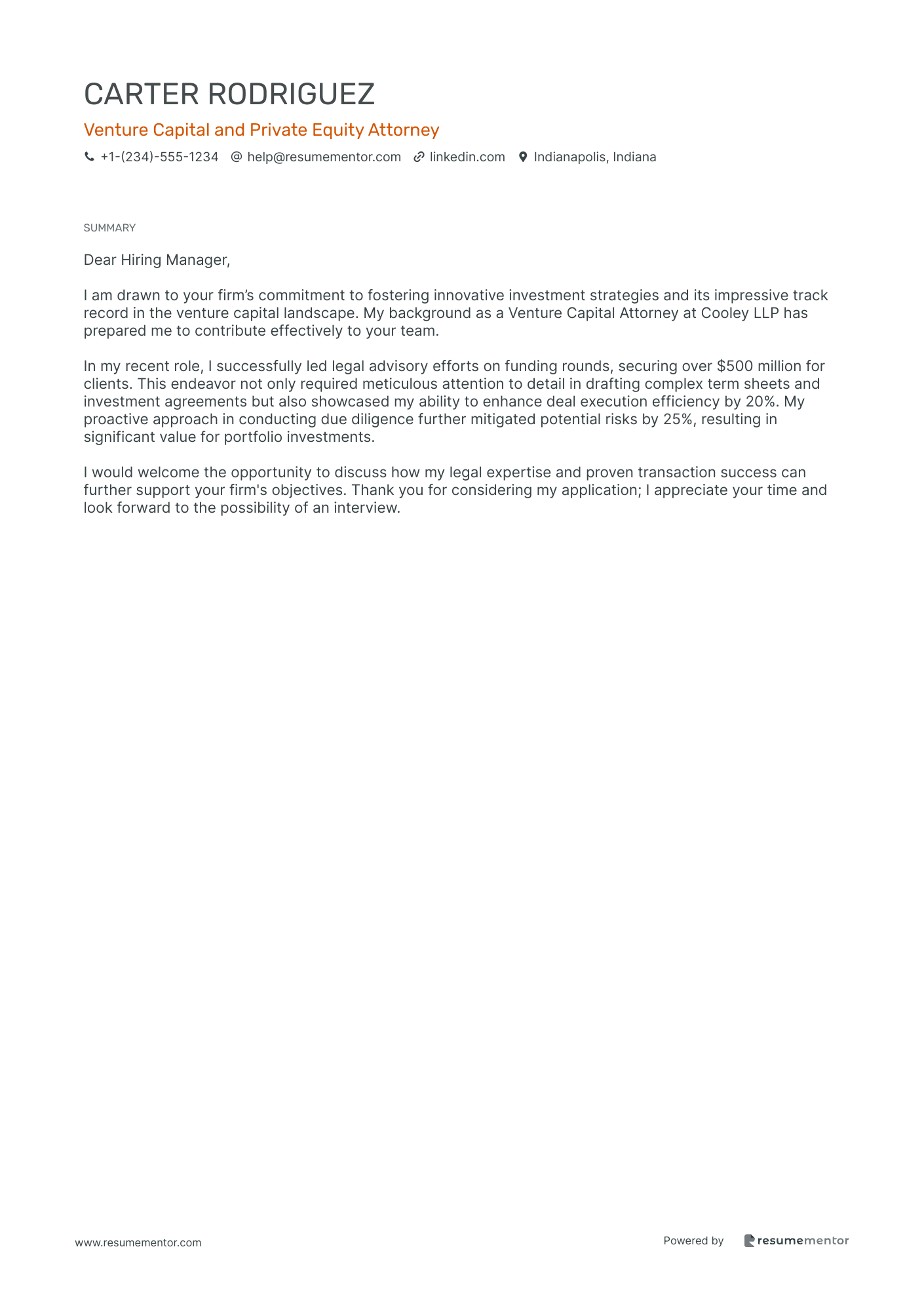 Venture Capital and Private Equity Attorney