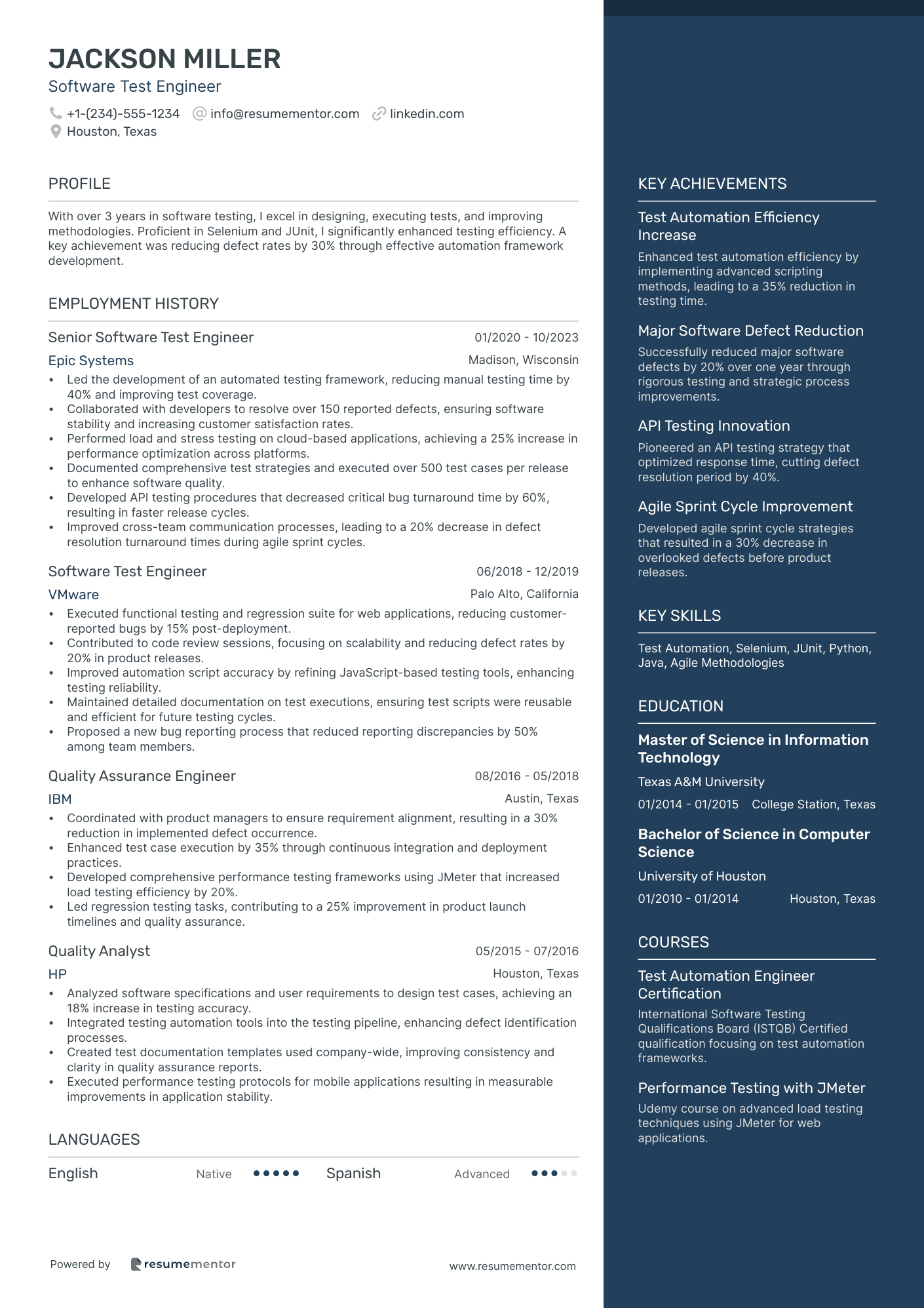 Software Test Engineer