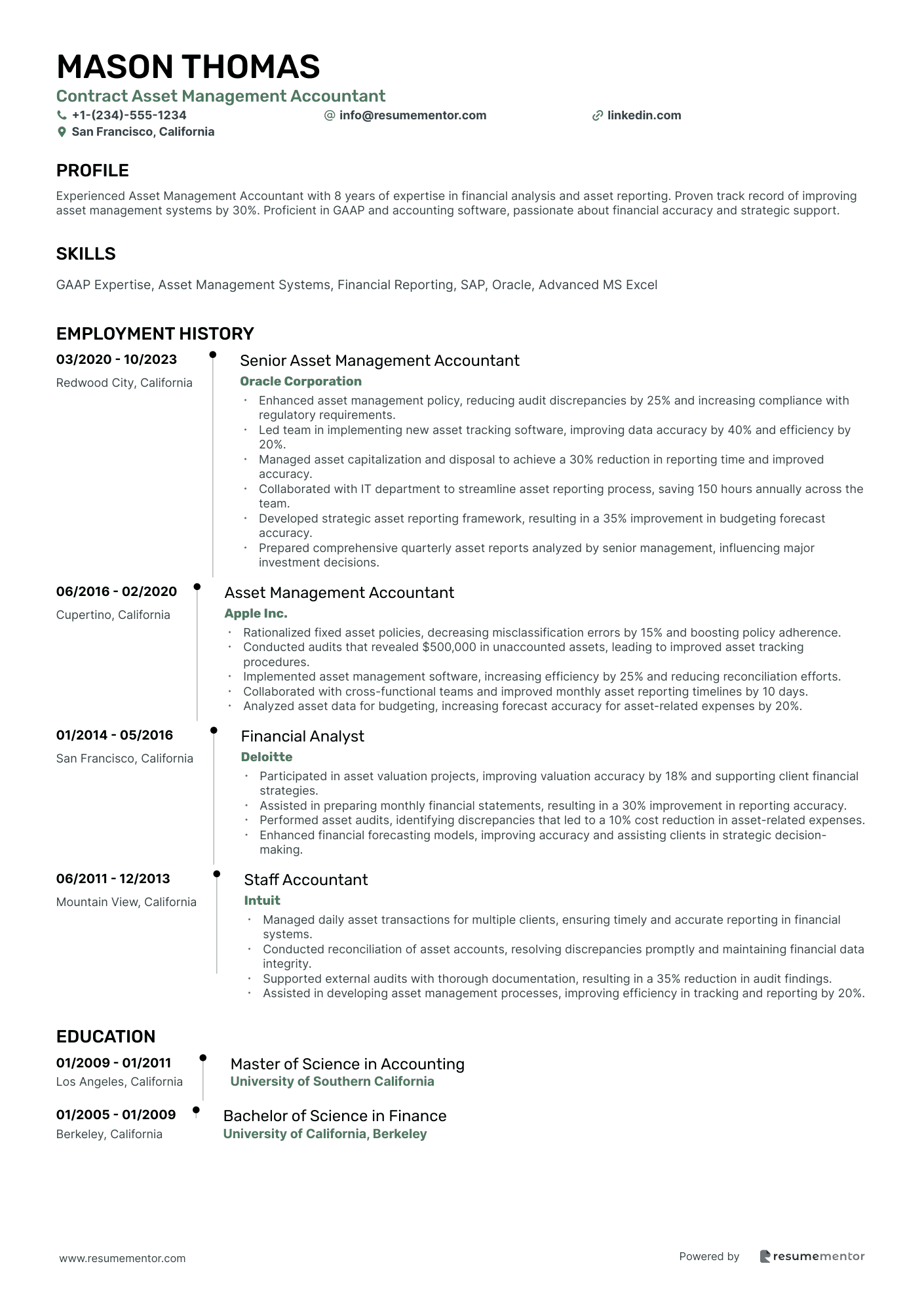 Contract Asset Management Accountant