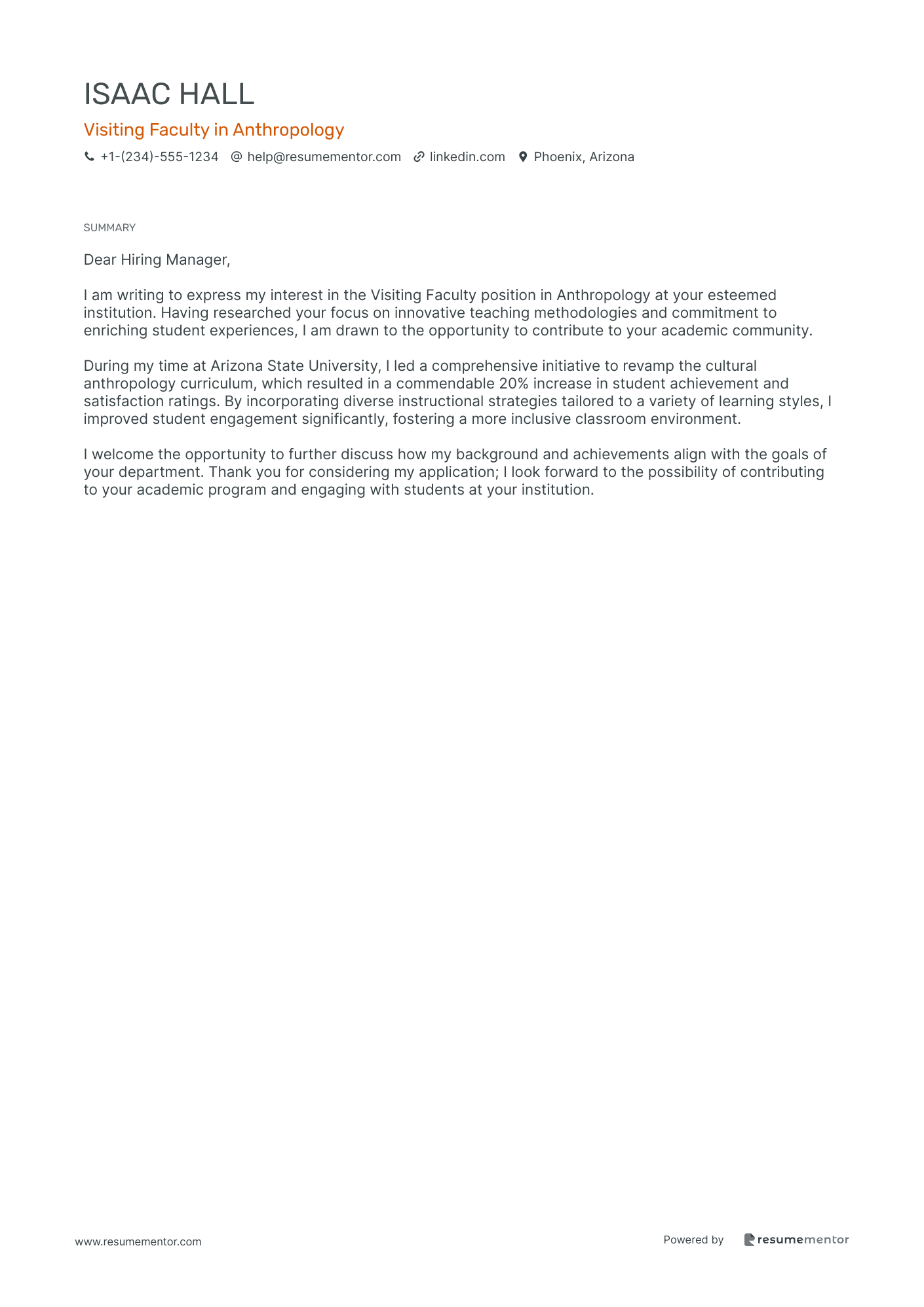Visiting Faculty in Anthropology