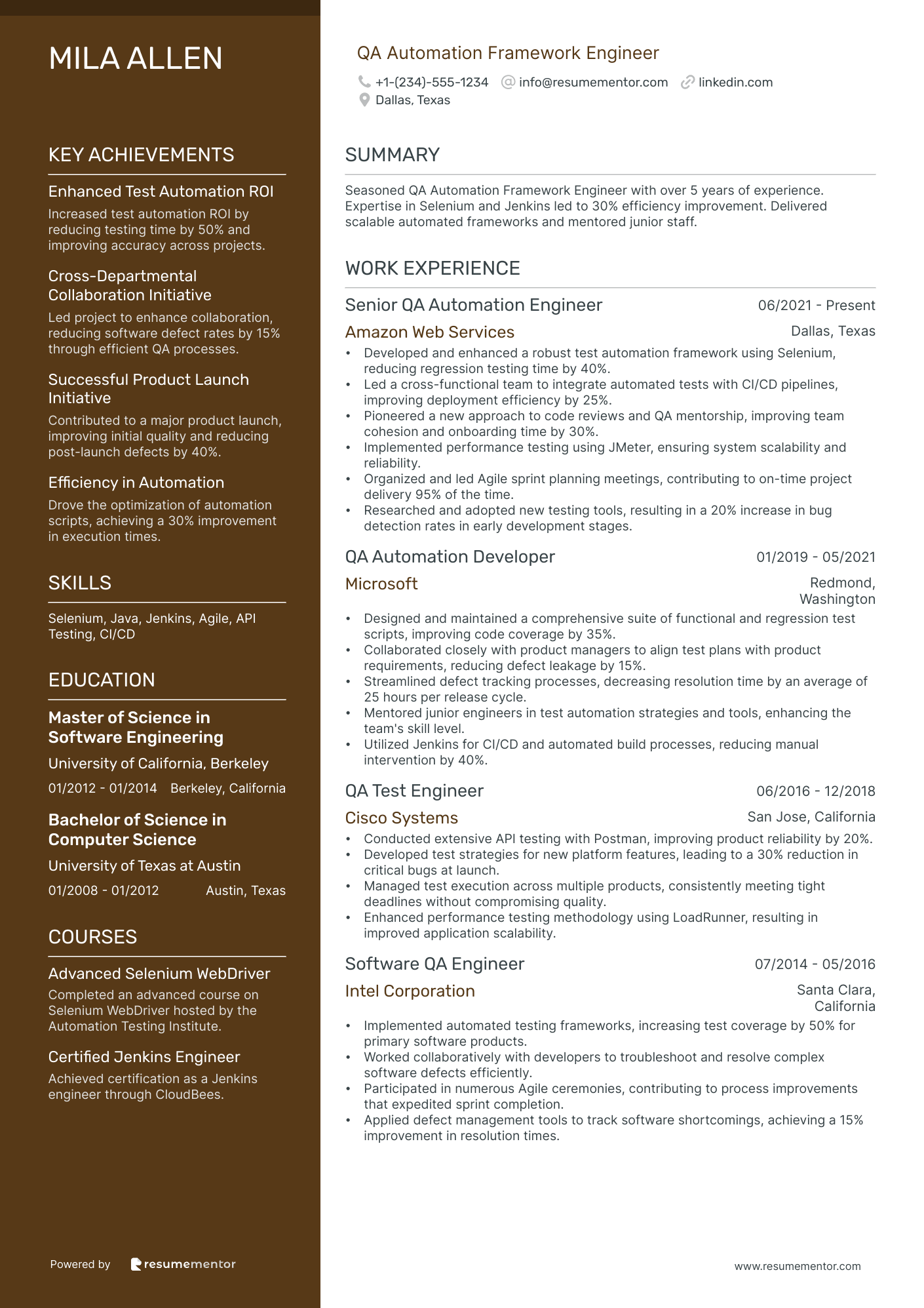 QA Automation Framework Engineer