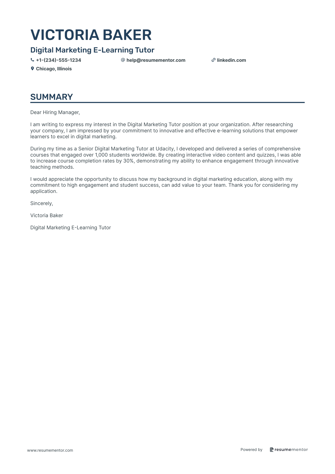 Digital Marketing E Learning Tutor