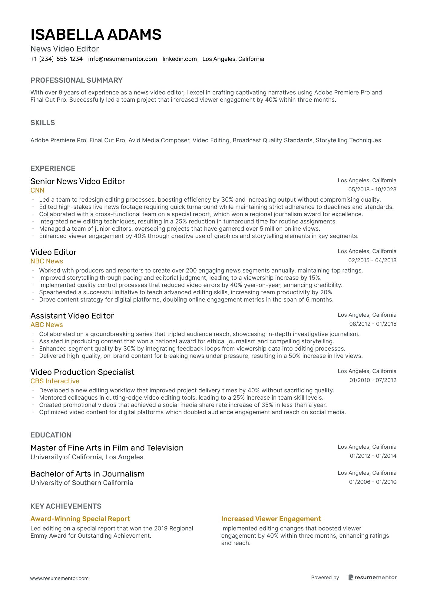 News Video Editor