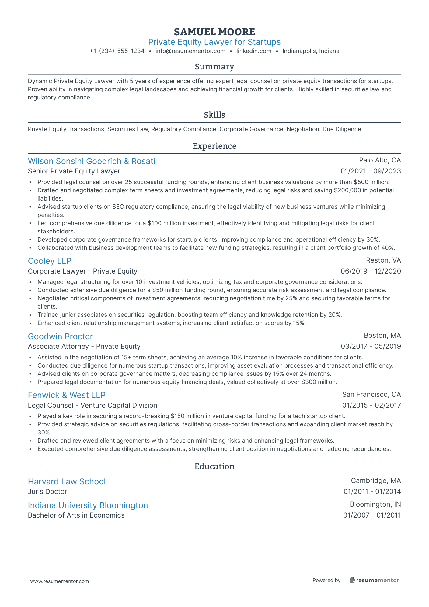 Private Equity Lawyer for Startups
