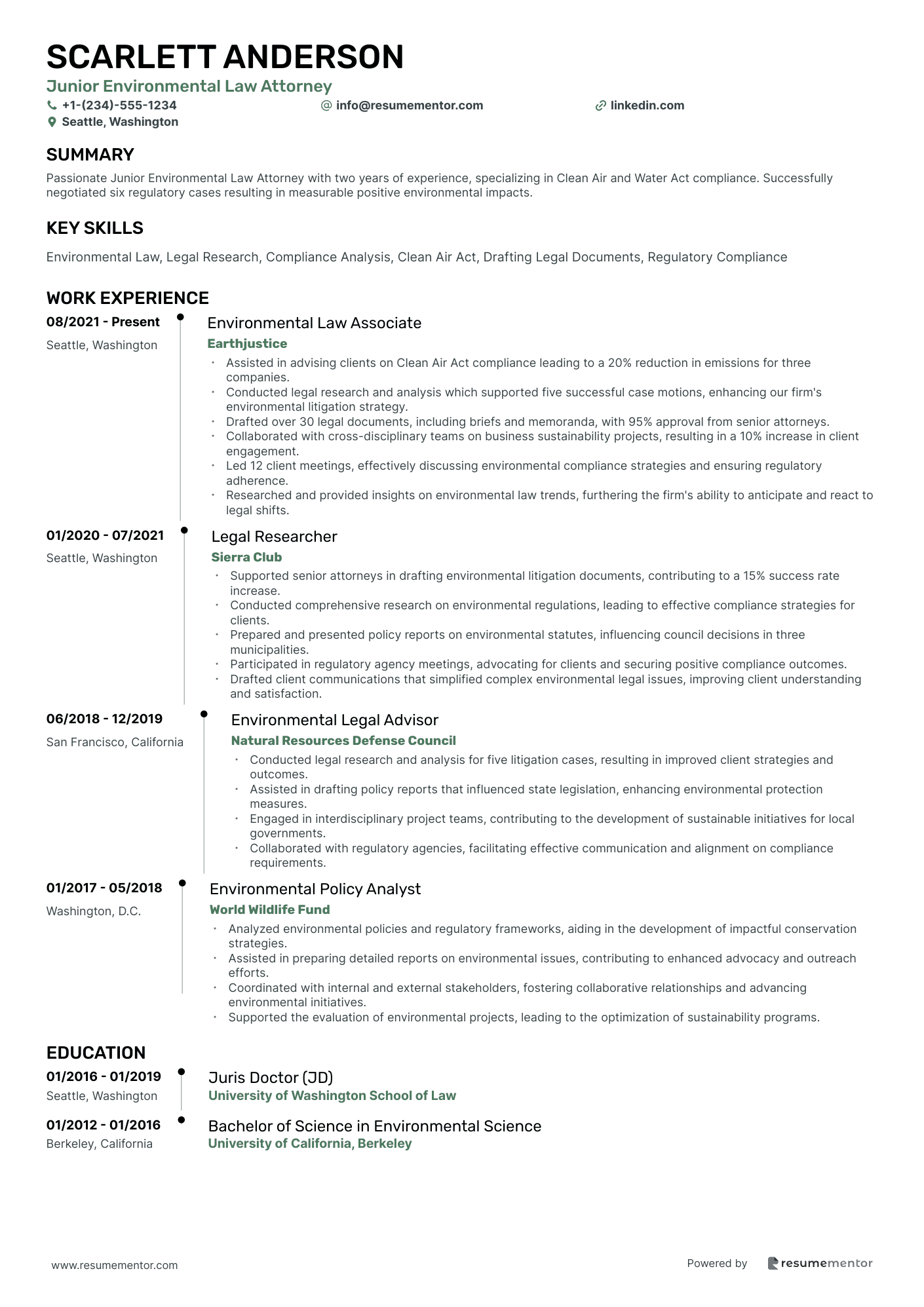 Junior Environmental Law Attorney