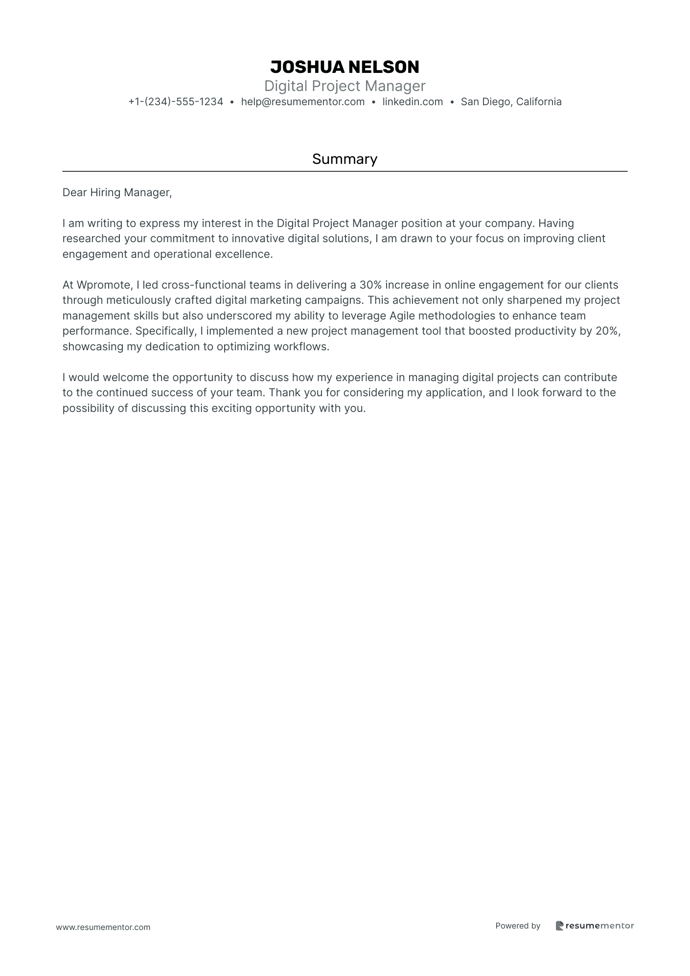 Digital Project Manager