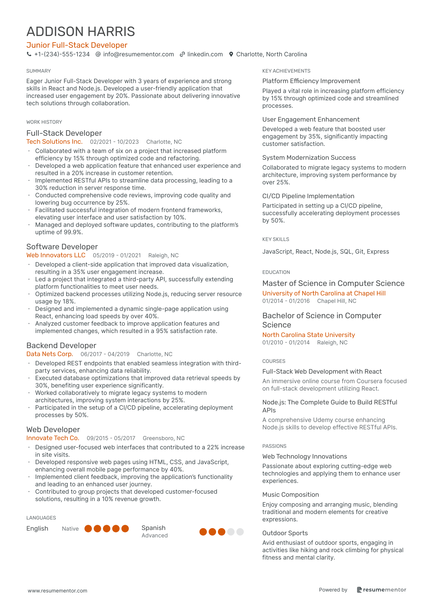 Junior Full Stack Developer