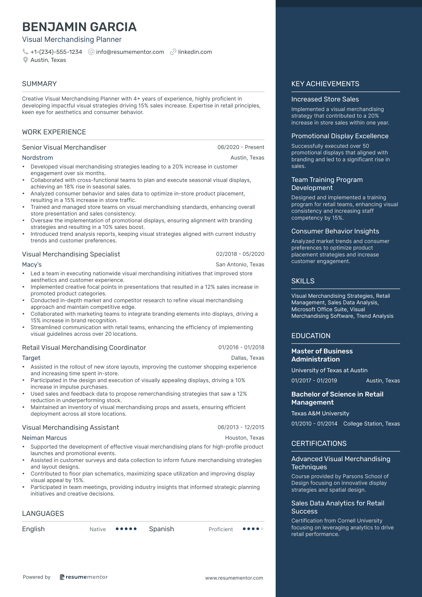 Visual Merchandising Planner