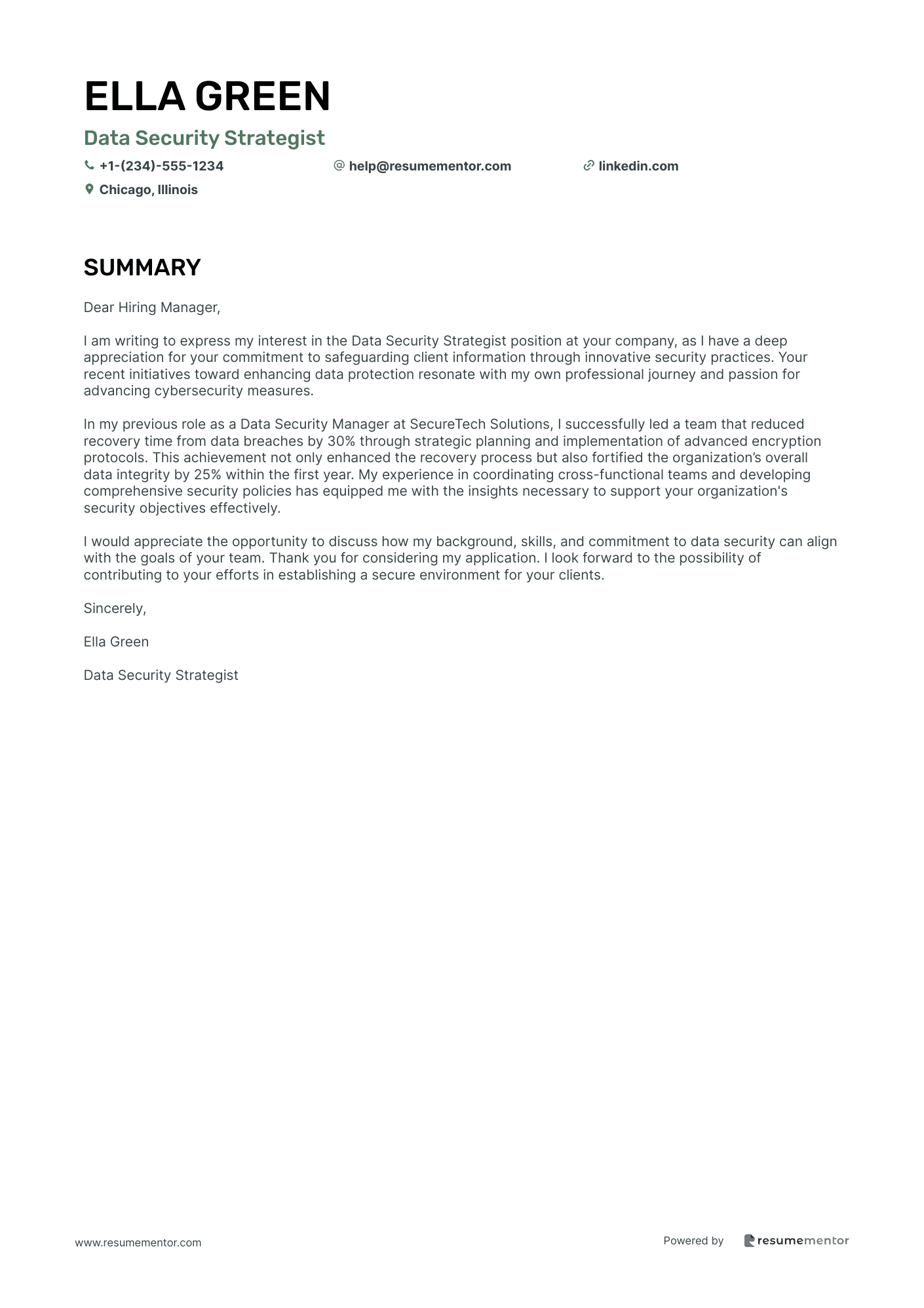 Data Security Strategist