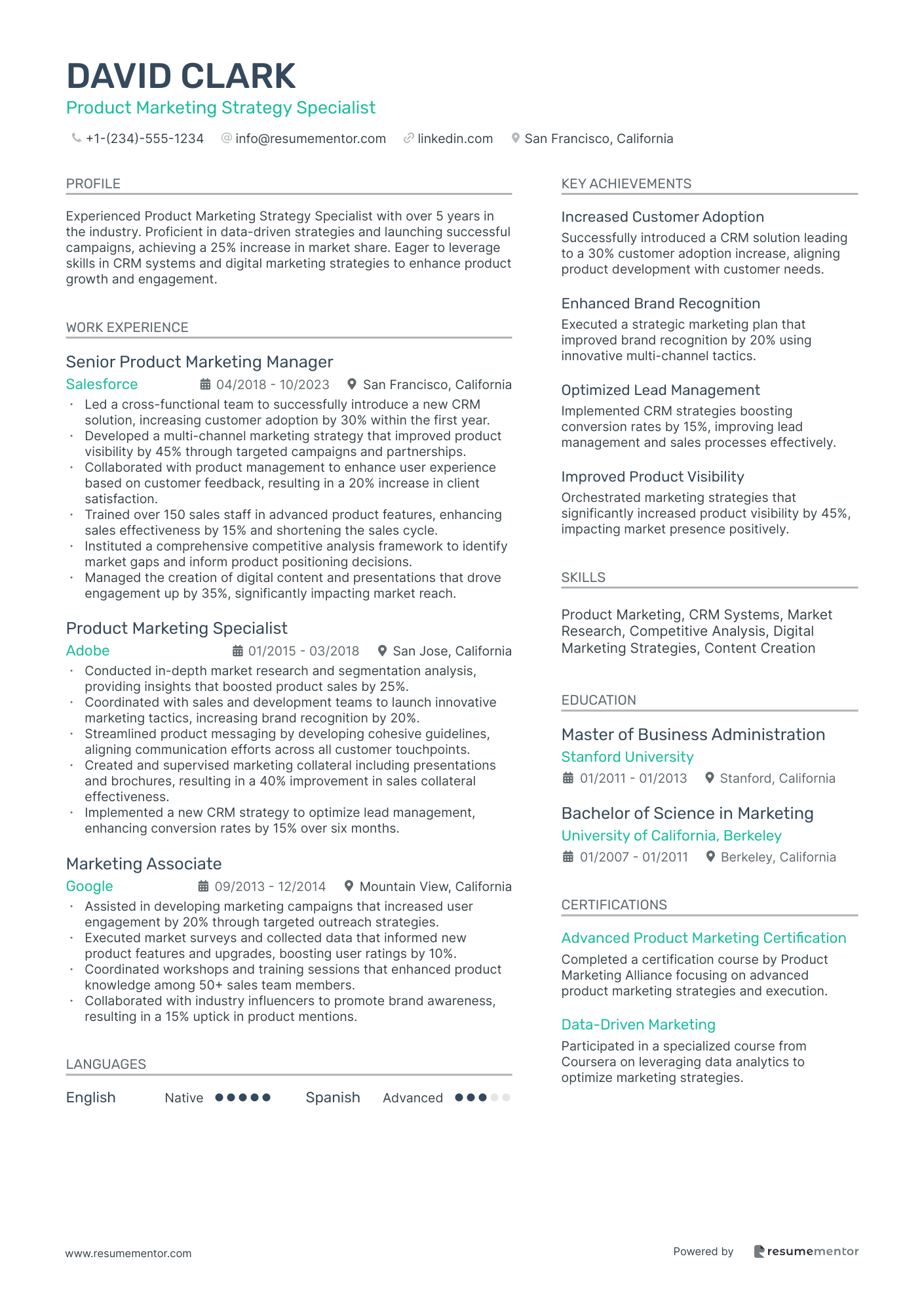 Product Marketing Strategy Specialist