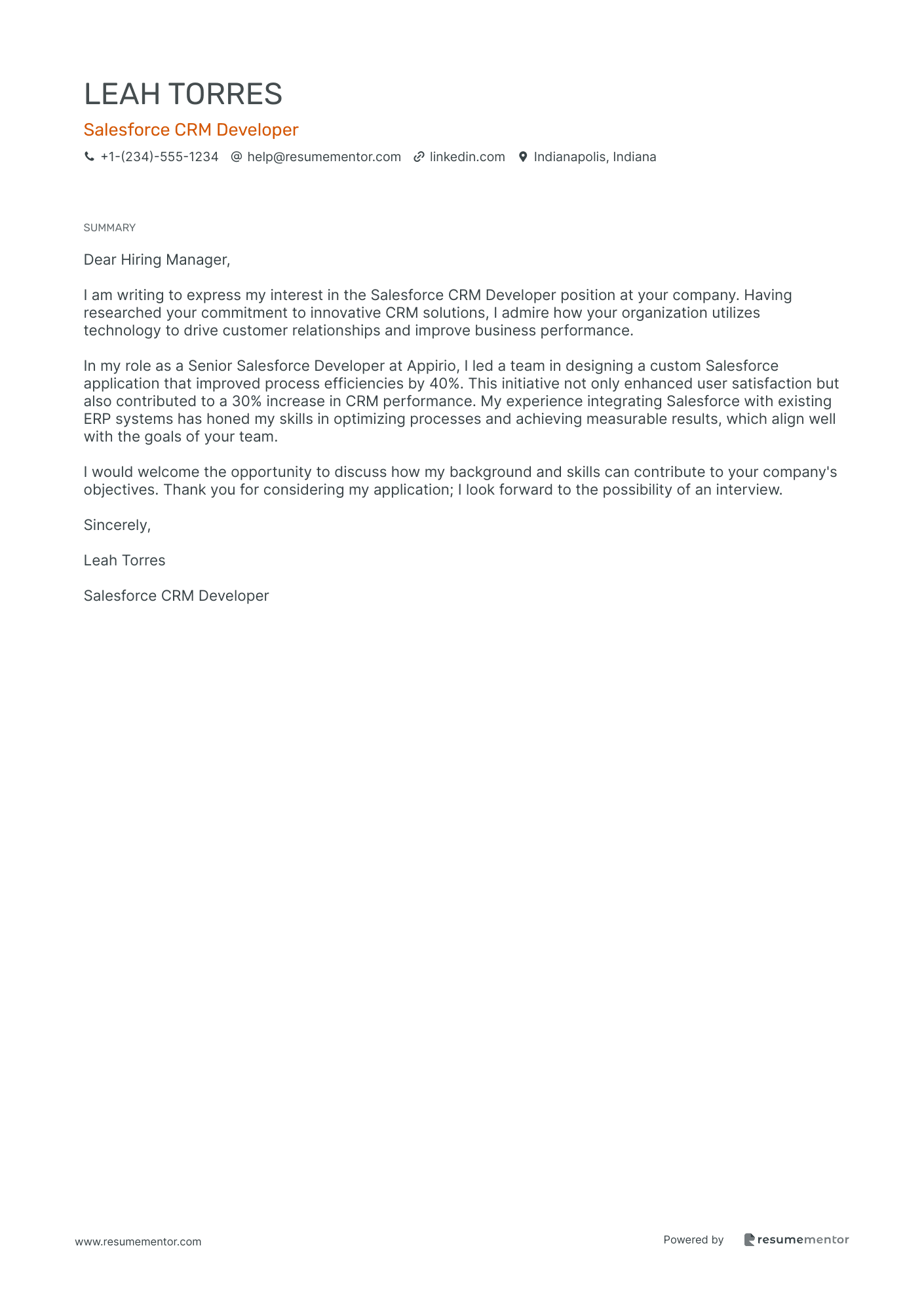 Salesforce CRM Developer