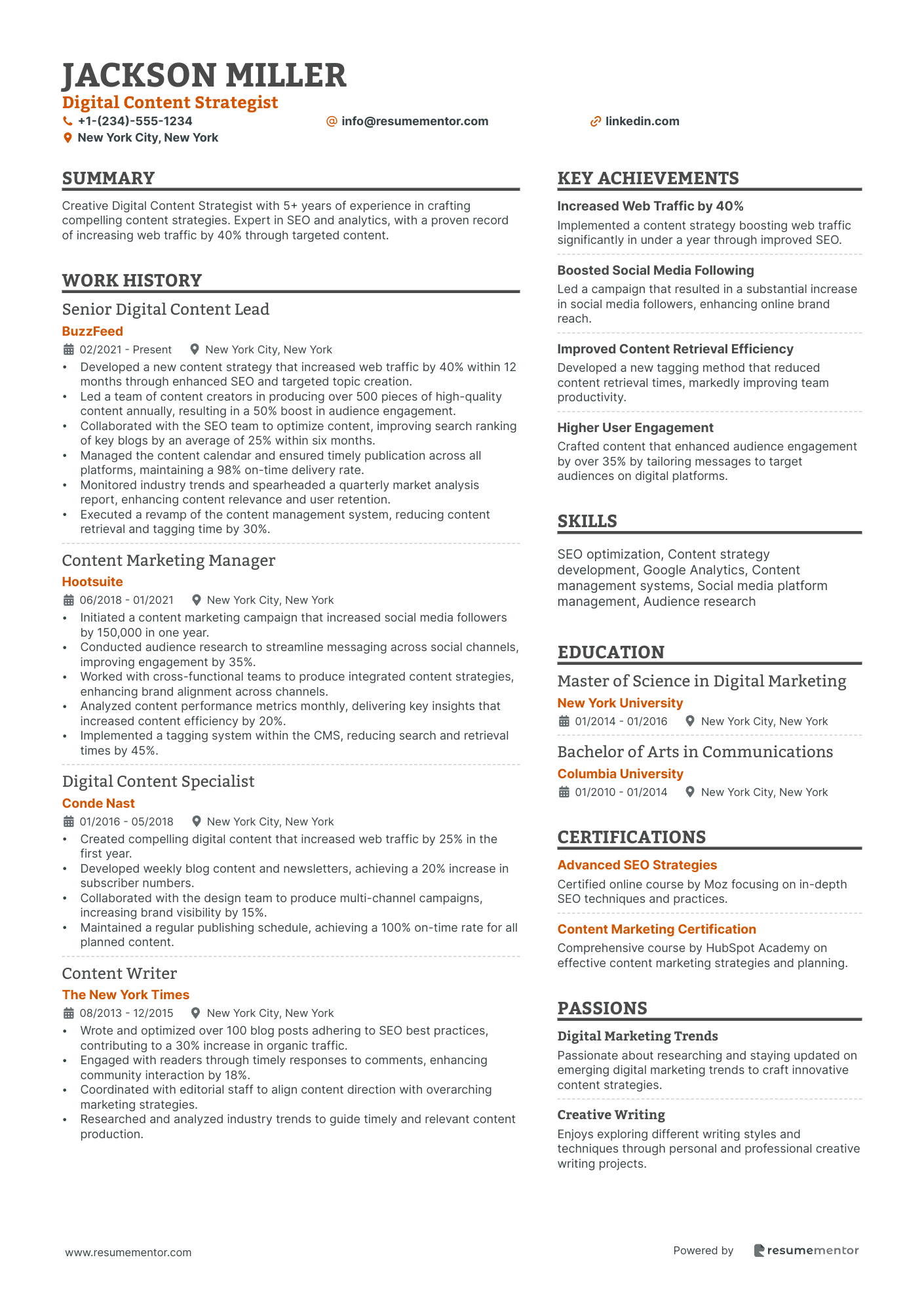 Digital Content Strategist