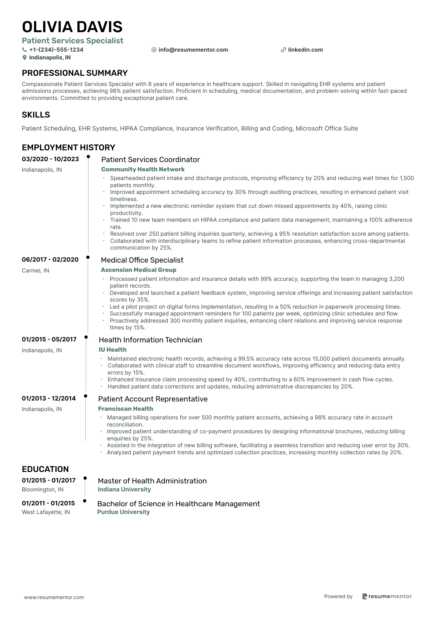 Patient Services Specialist