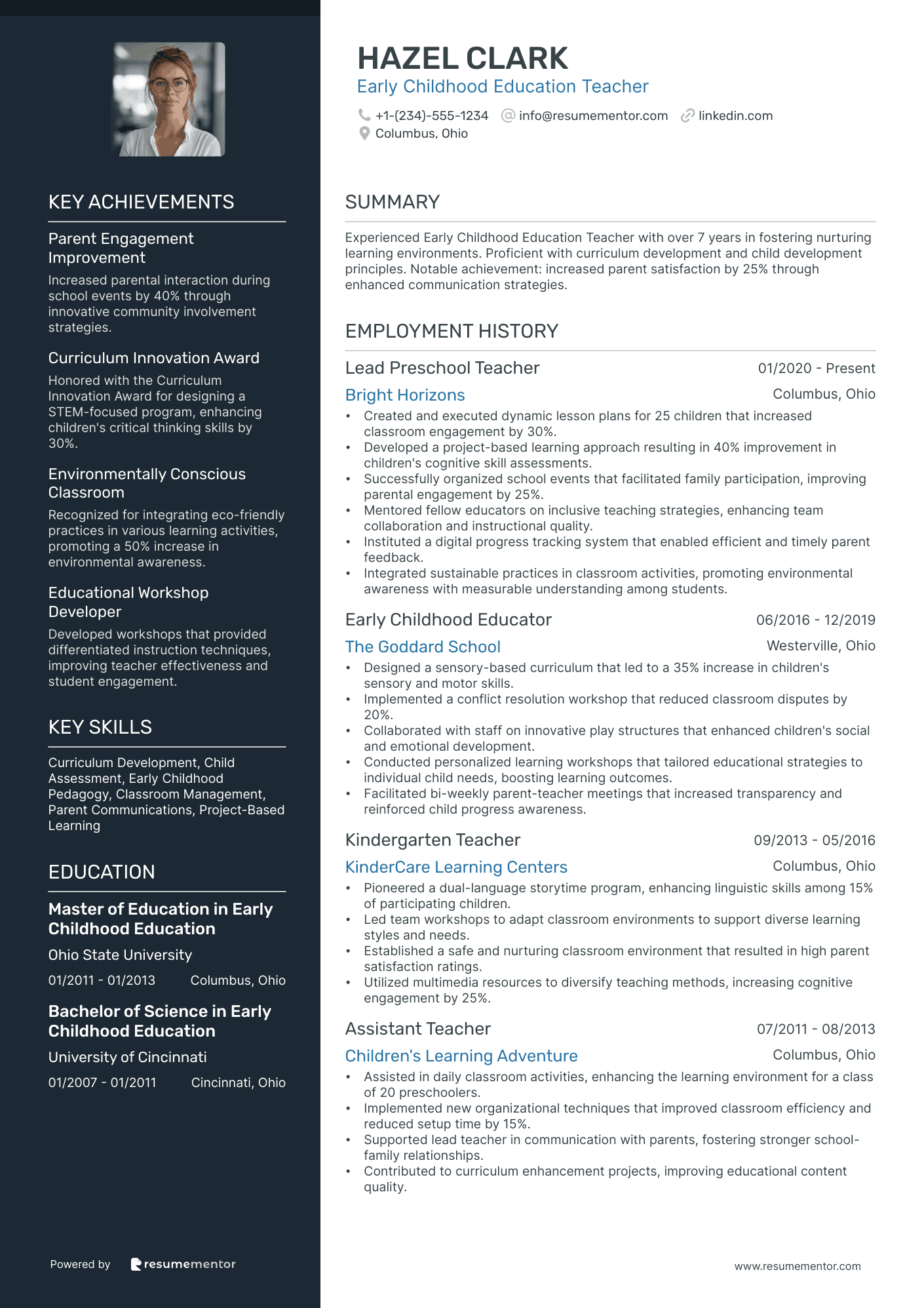 Early Childhood Education Teacher