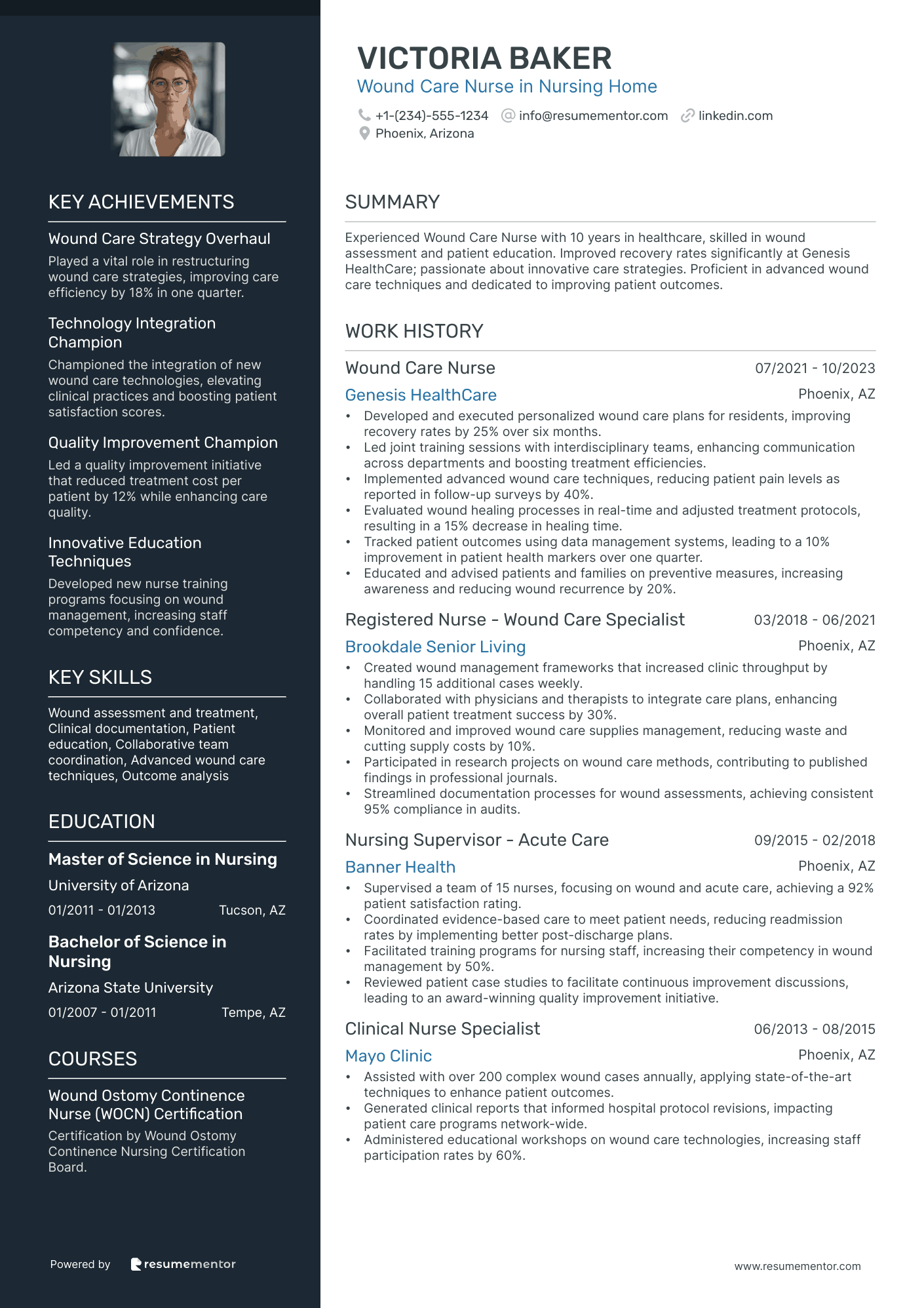 Wound Care Nurse in Nursing Home