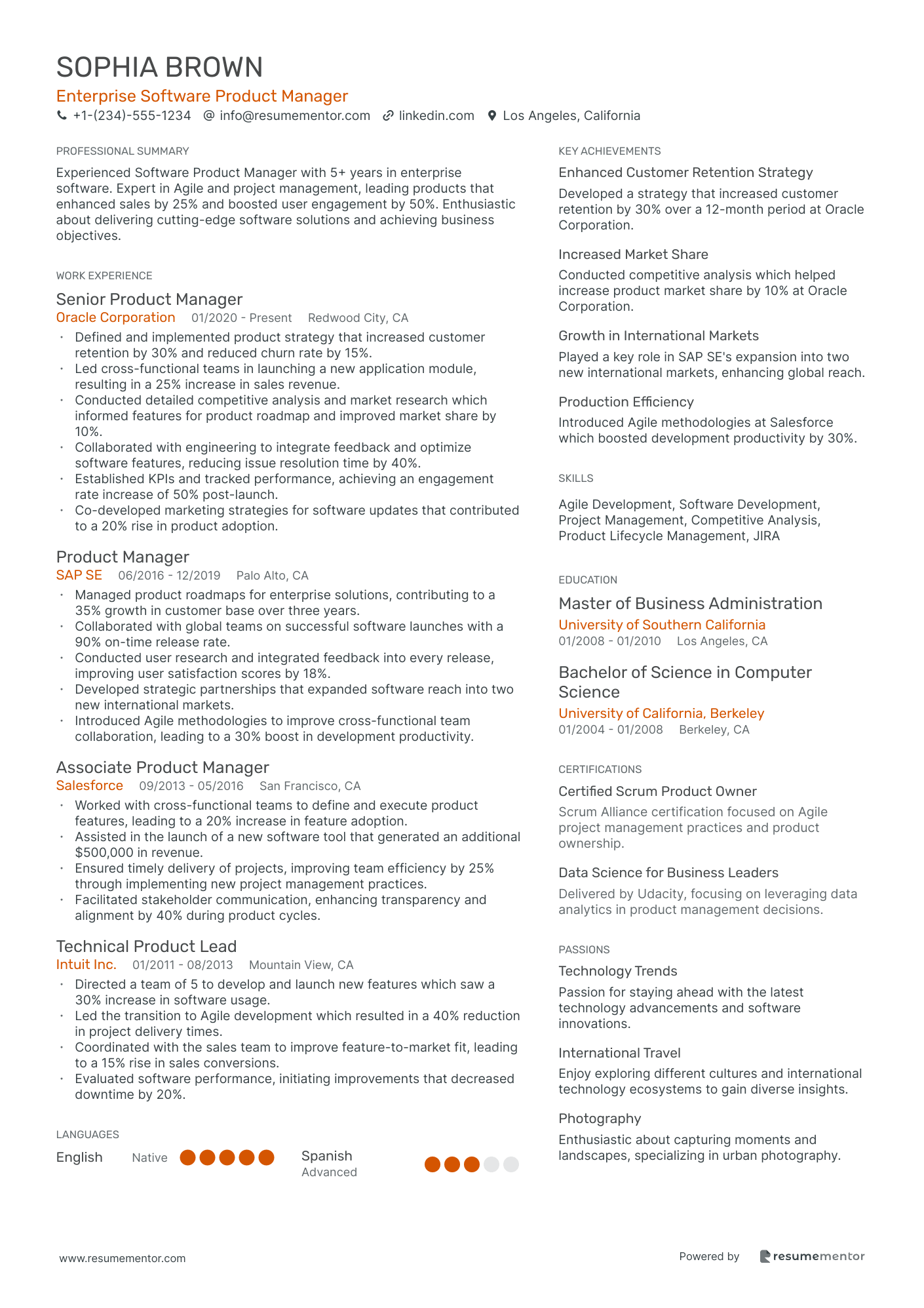 Enterprise Software Product Manager
