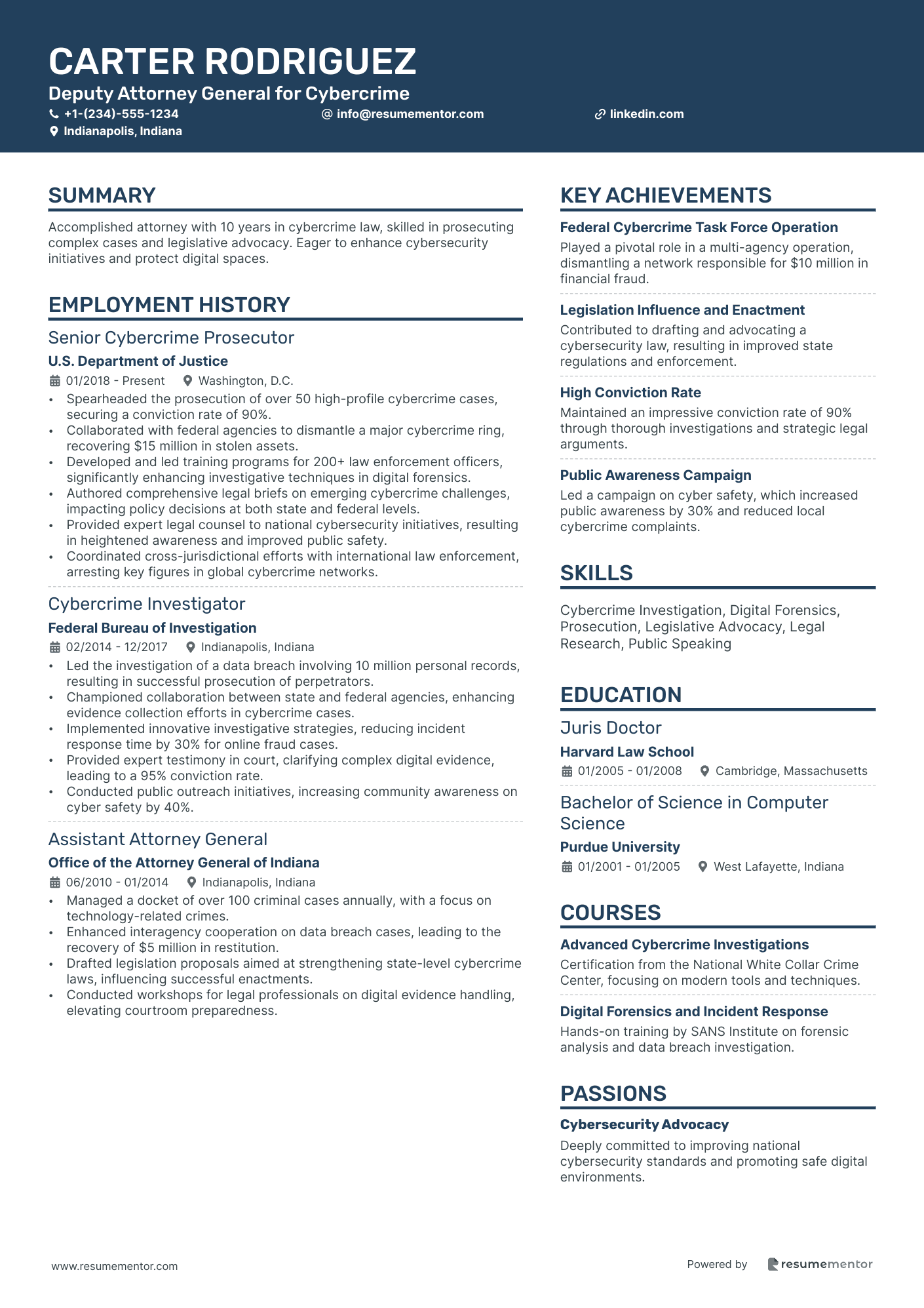 Deputy Attorney General for Cybercrime