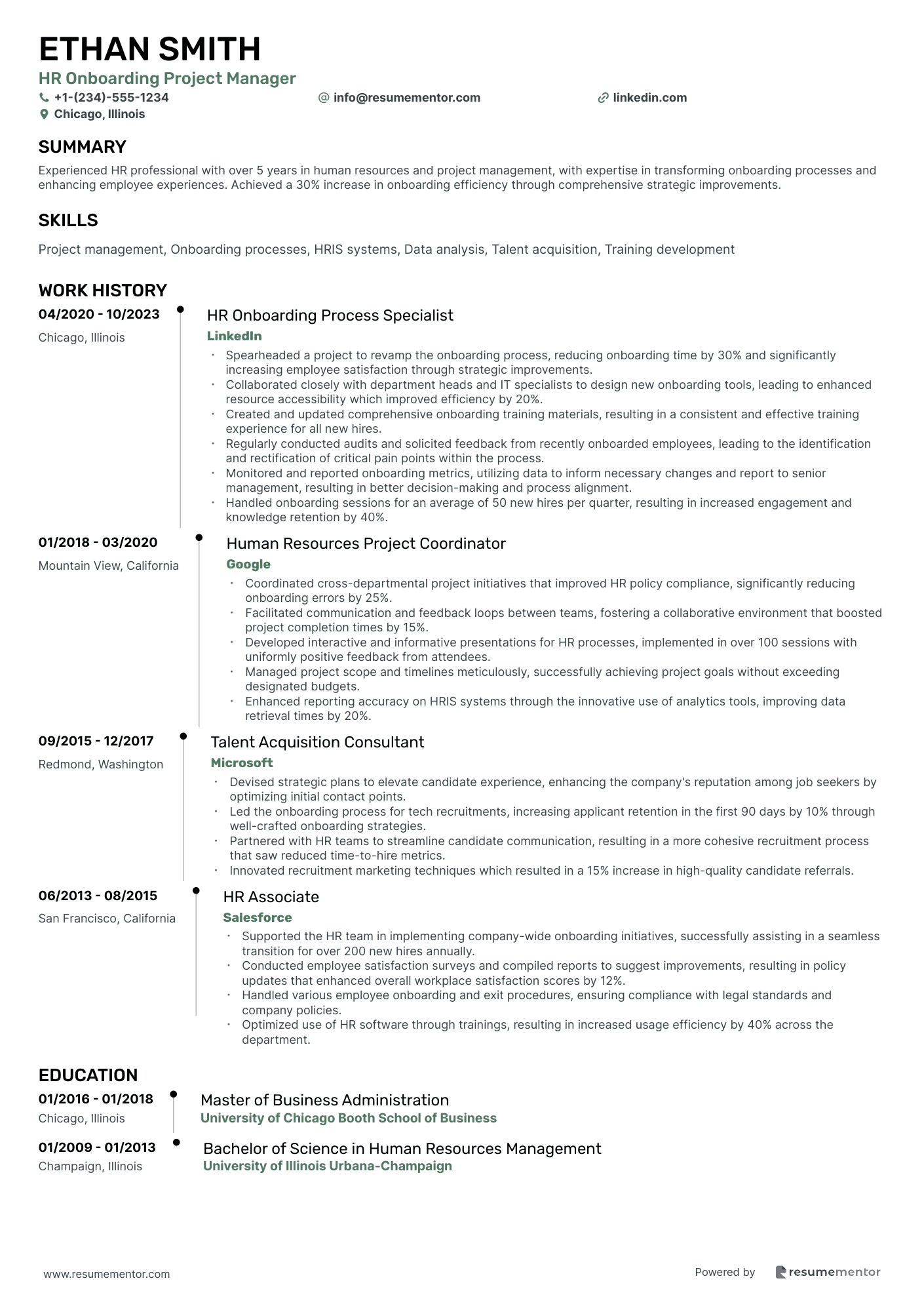 HR Onboarding Project Manager