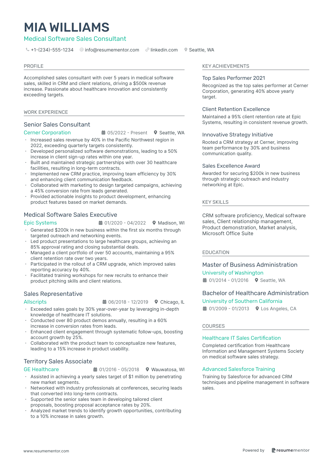 Medical Software Sales Consultant