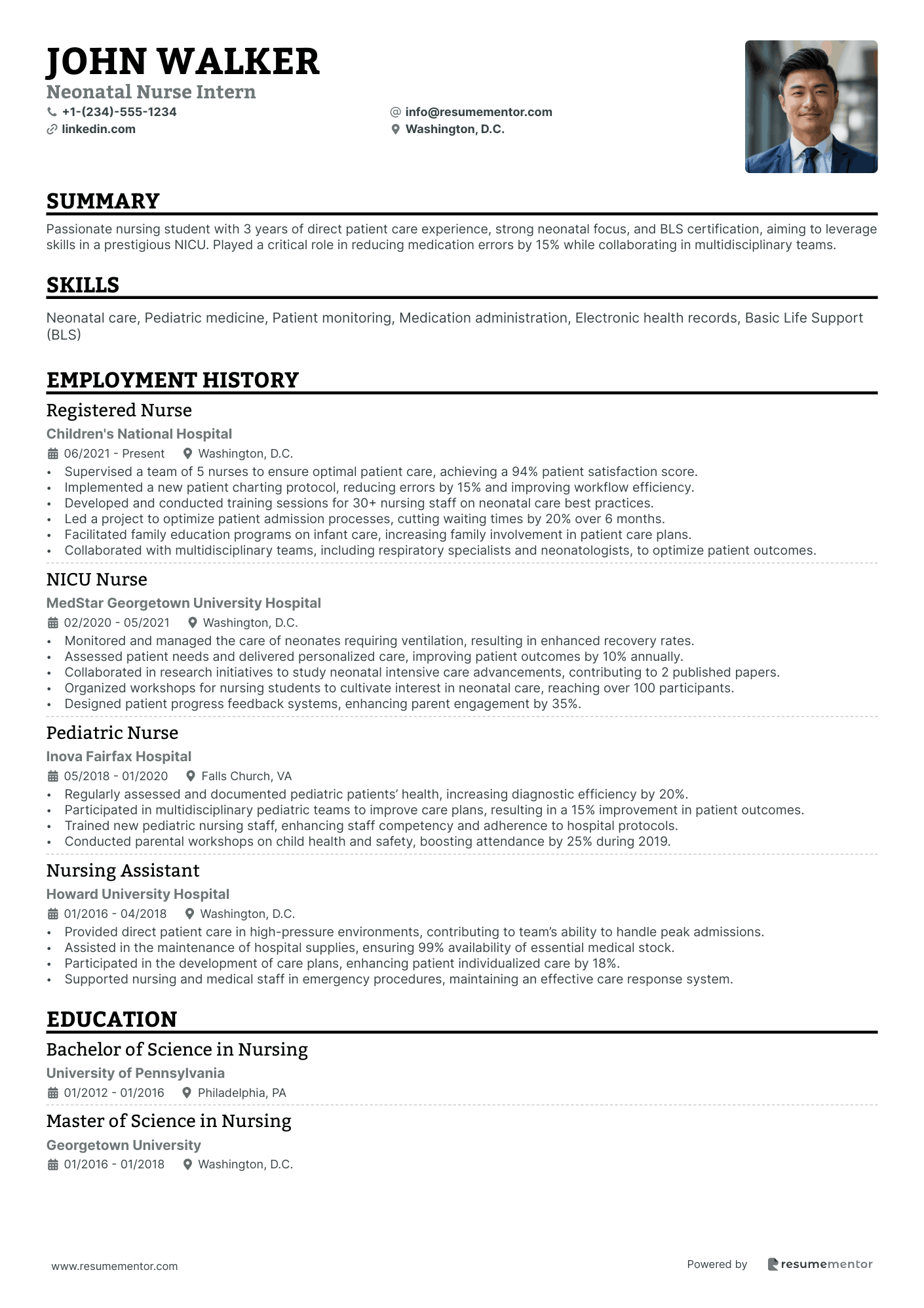 Neonatal Nurse Intern