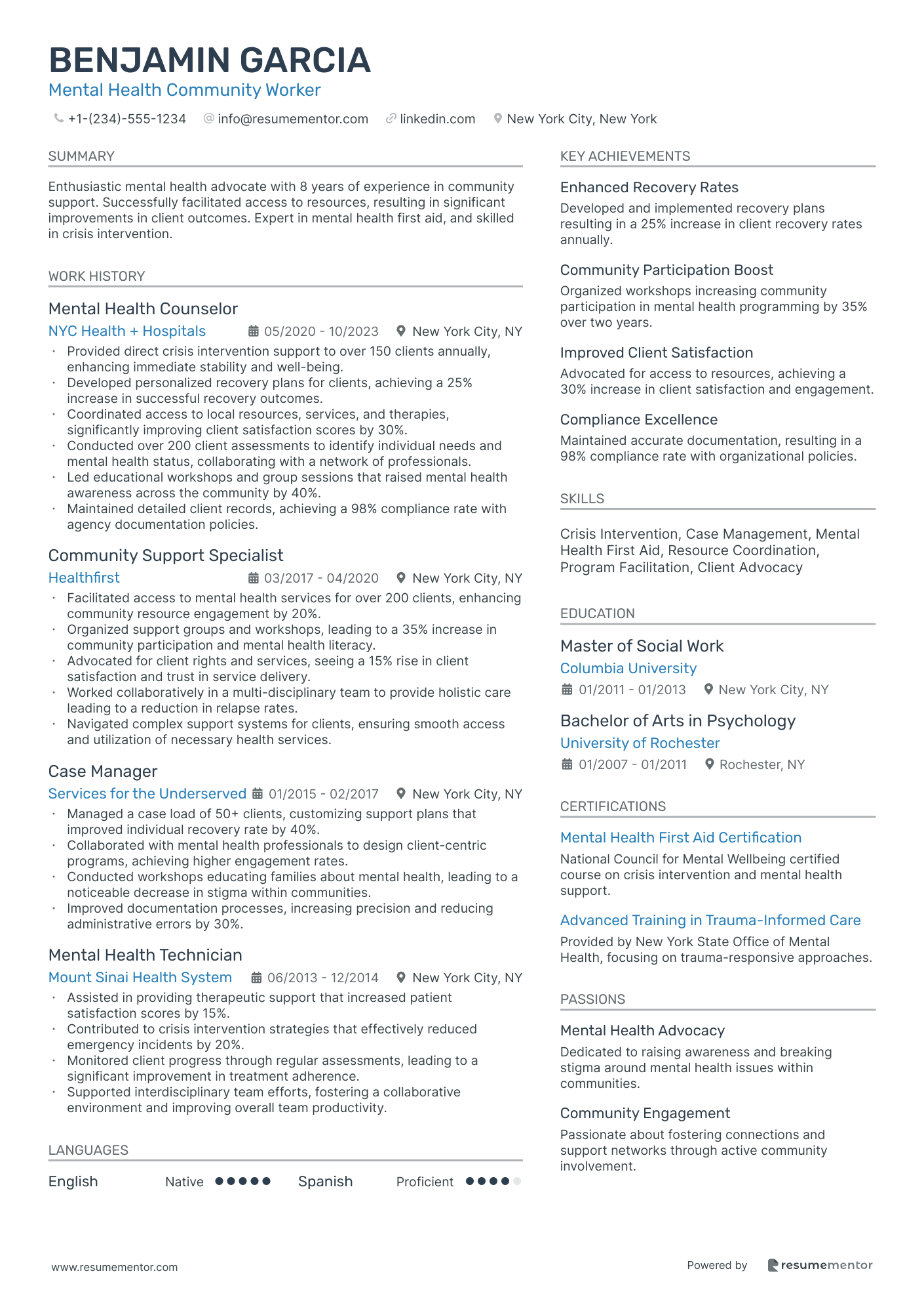 Mental Health Community Worker
