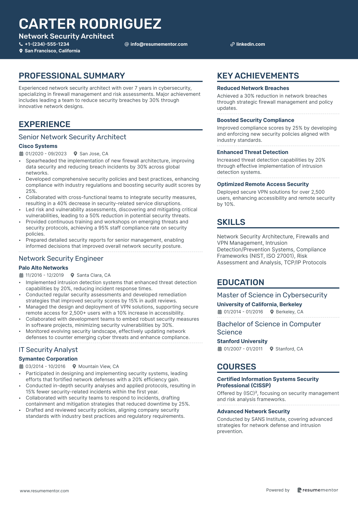 Network Security Architect