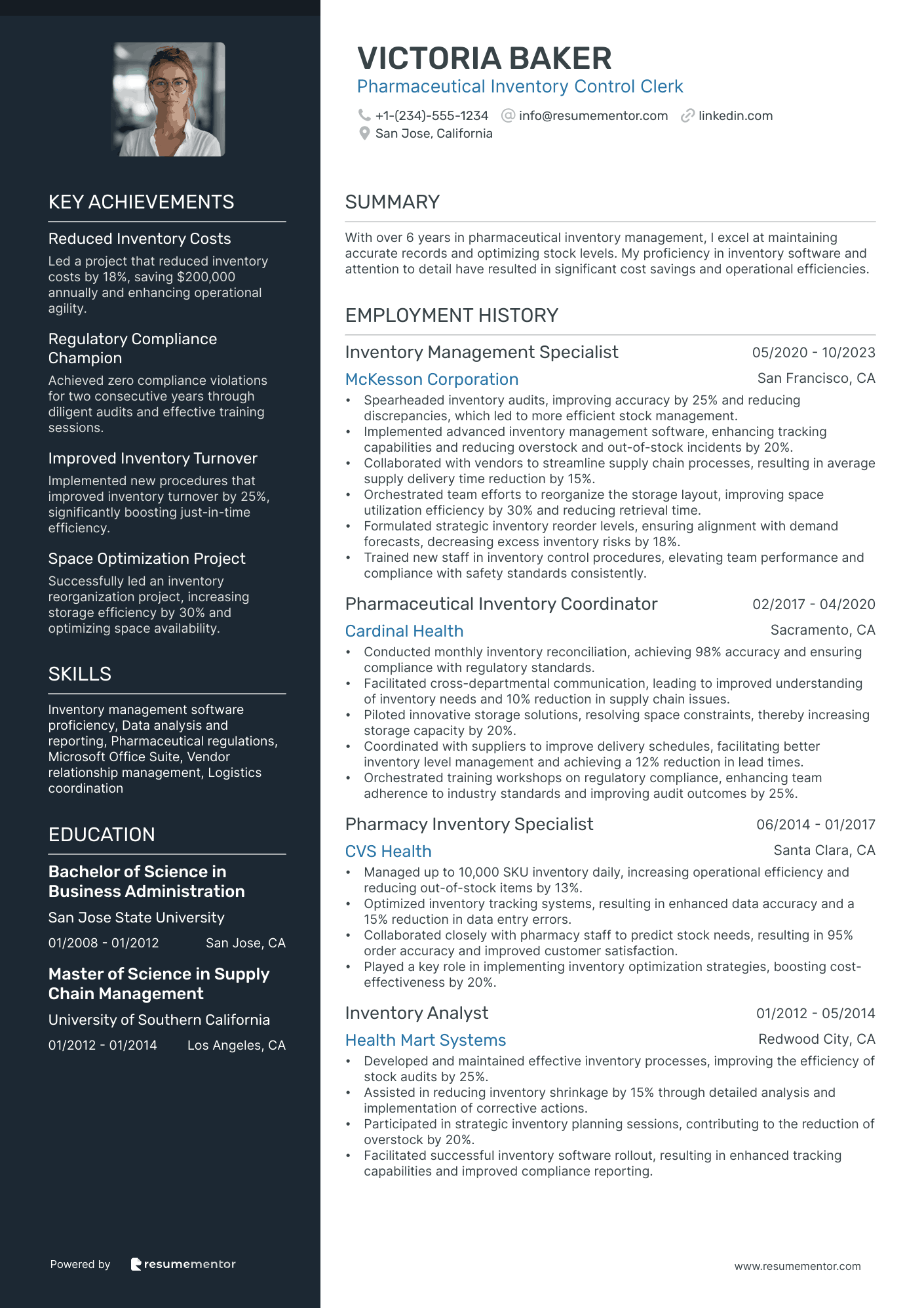 Pharmaceutical Inventory Control Clerk