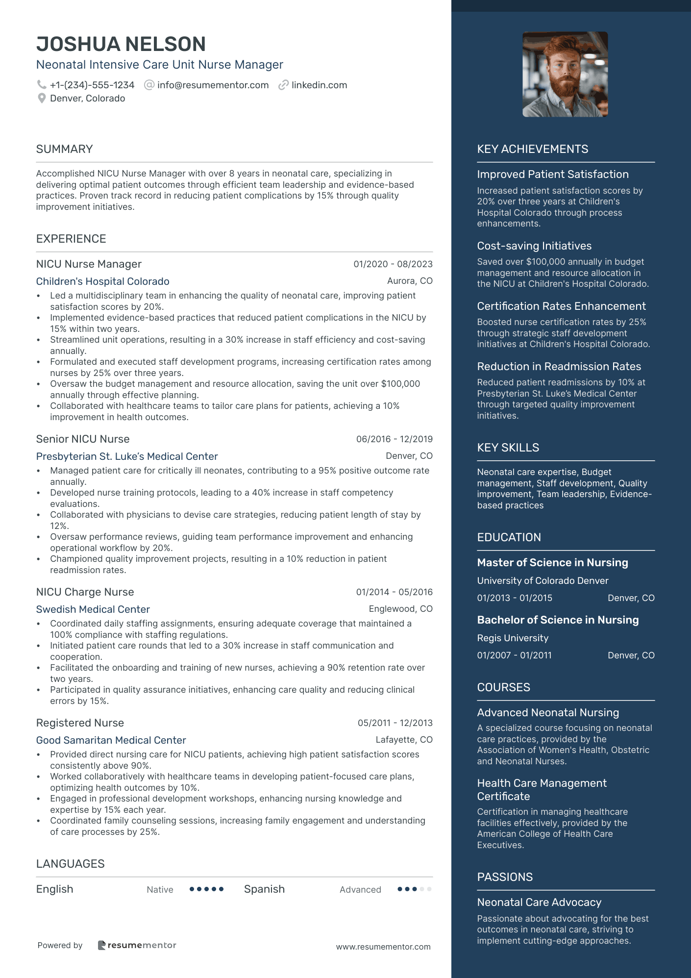 Neonatal Intensive Care Unit Nurse Manager
