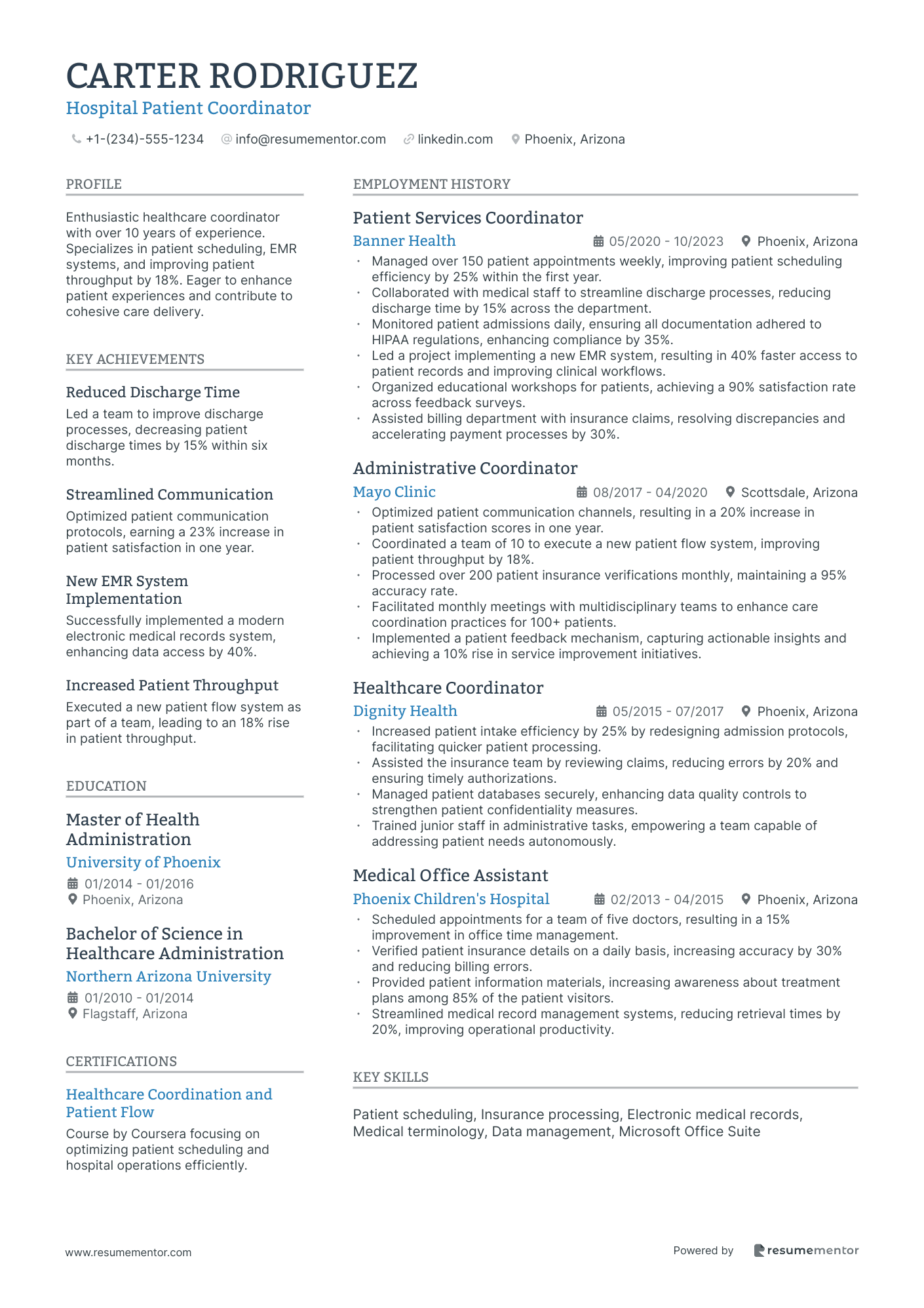 Hospital Patient Coordinator