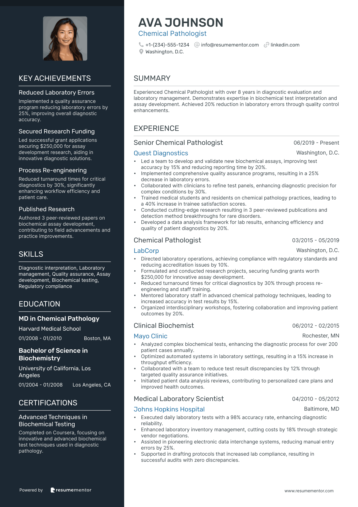 Chemical Pathologist