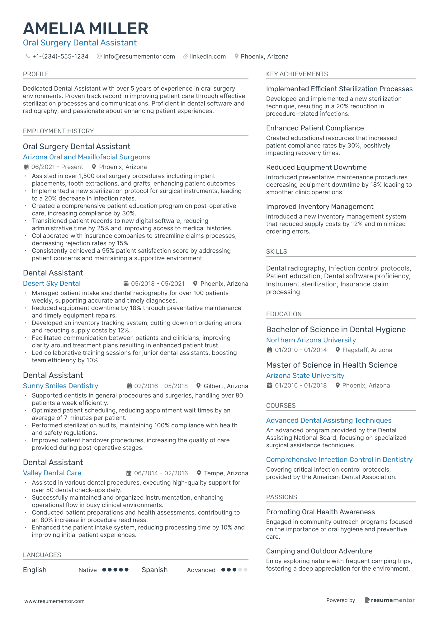 Oral Surgery Dental Assistant
