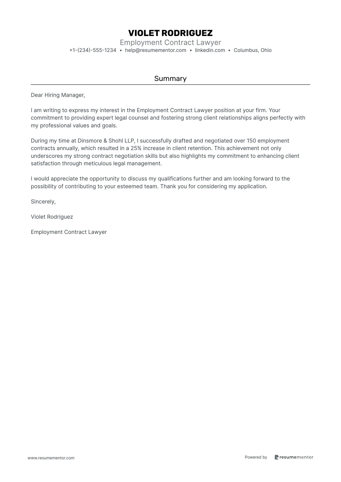 Employment Contract Lawyer