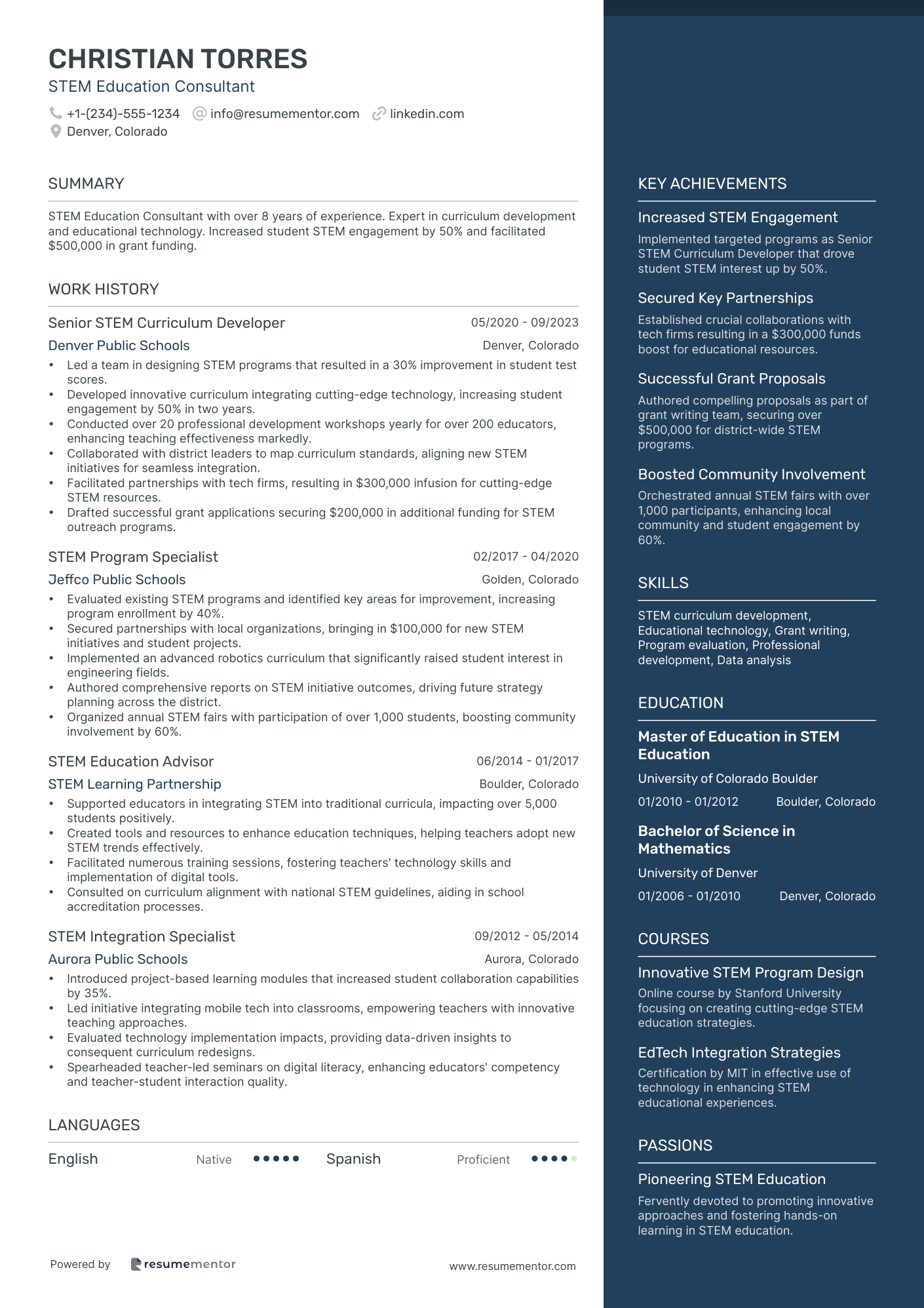 STEM Education Consultant