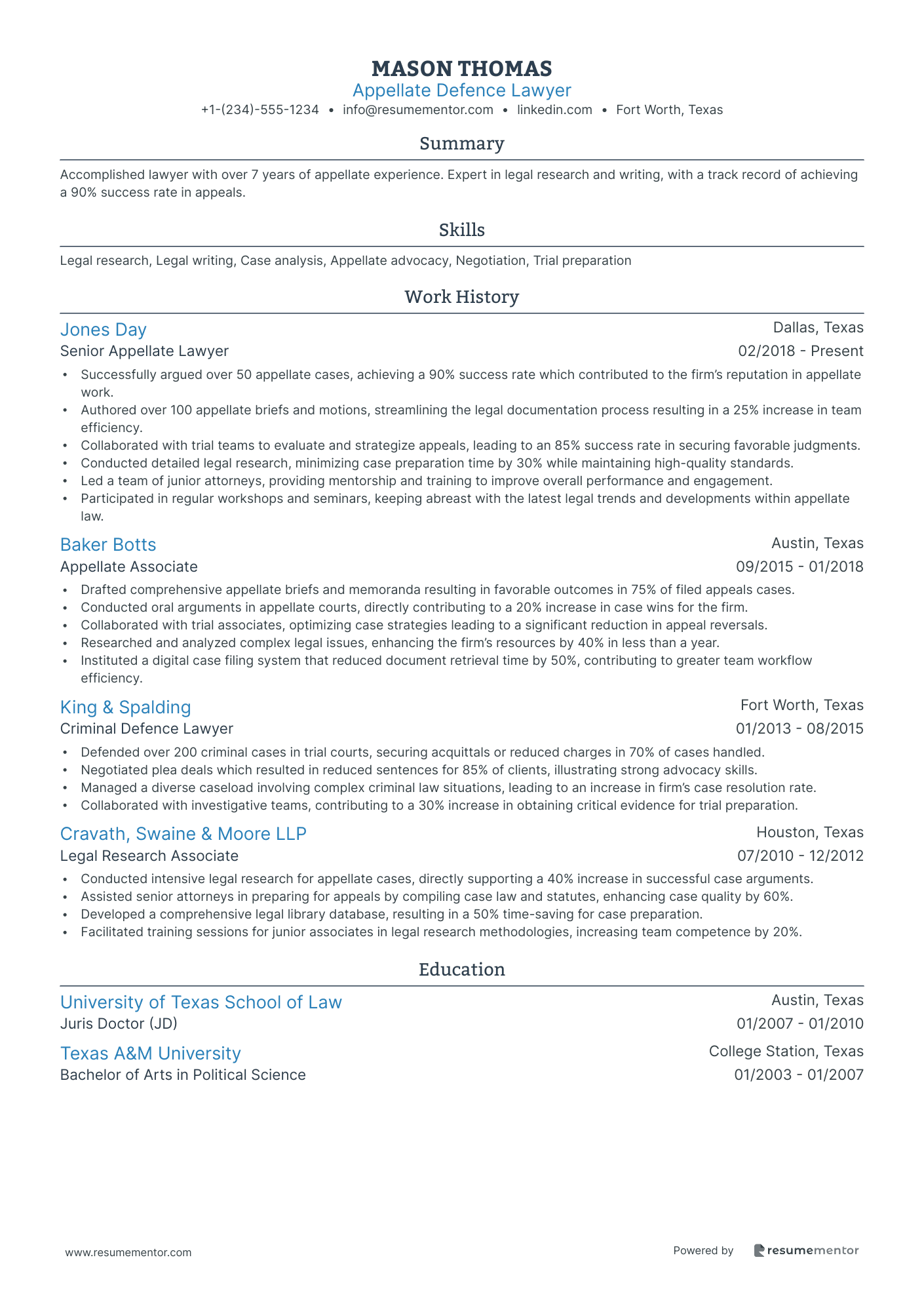 Appellate Defence Lawyer