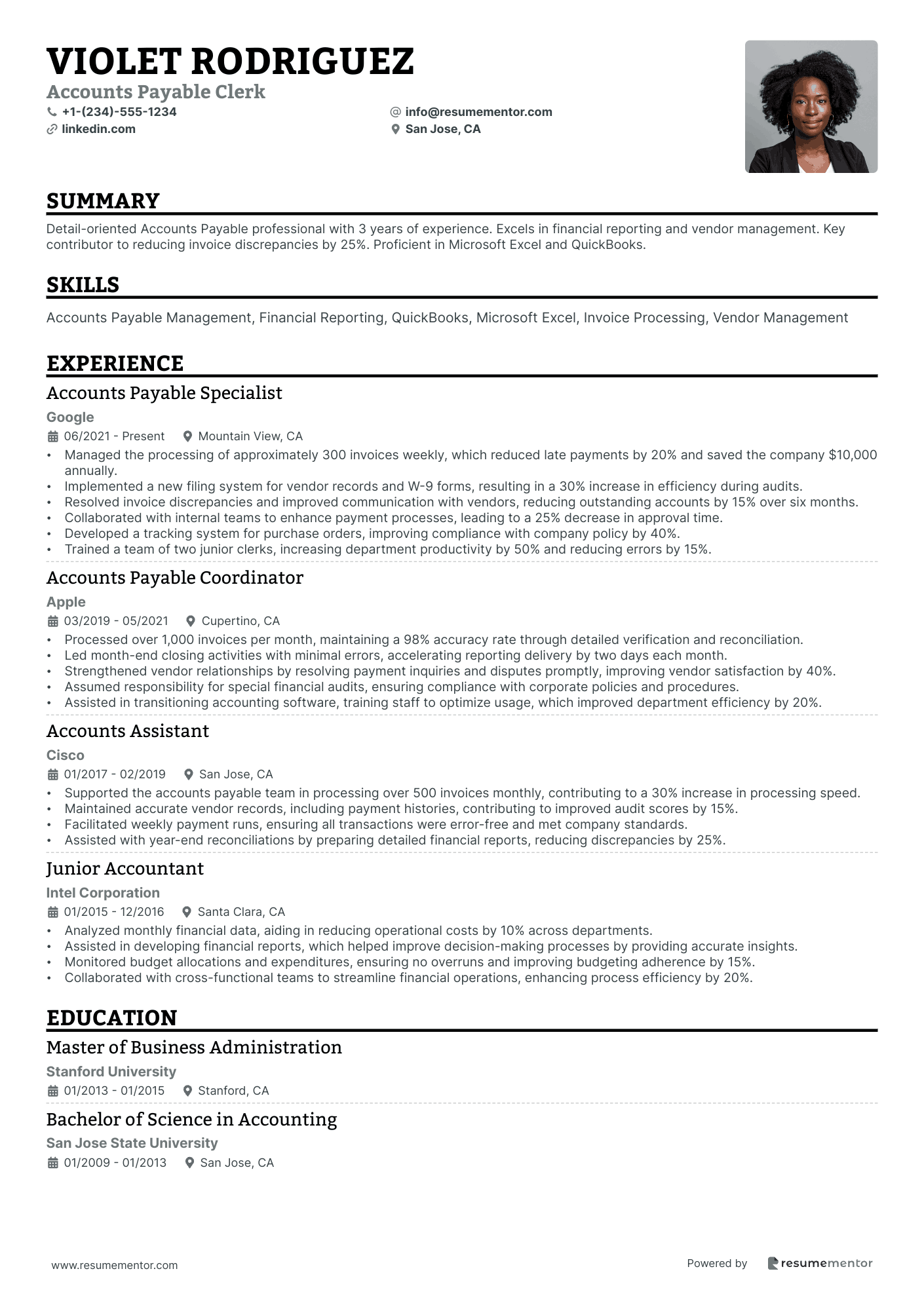 Accounts Payable Clerk
