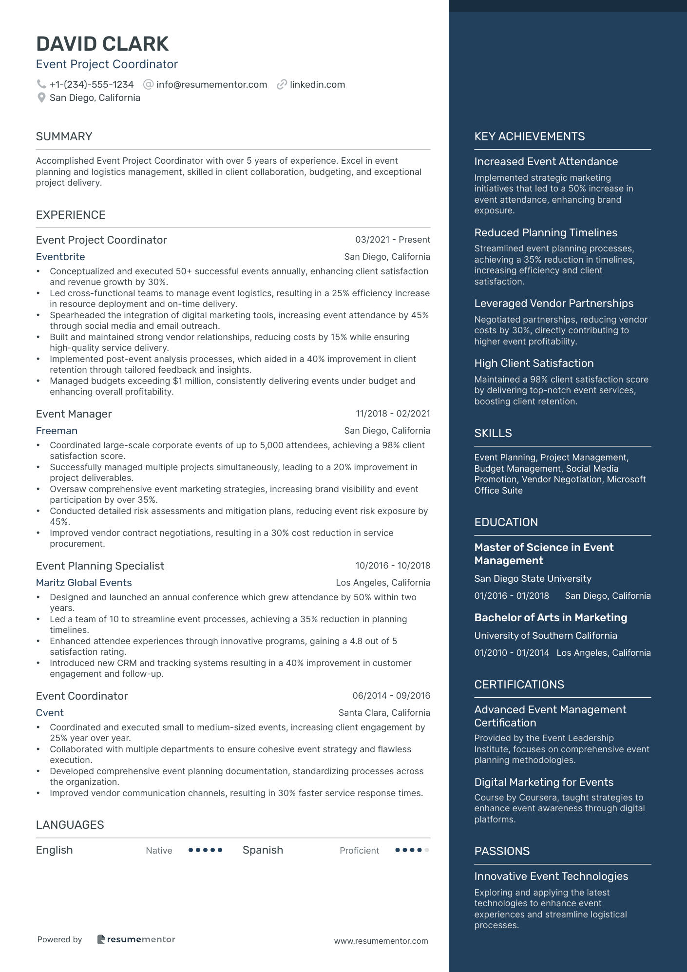 Event Project Coordinator